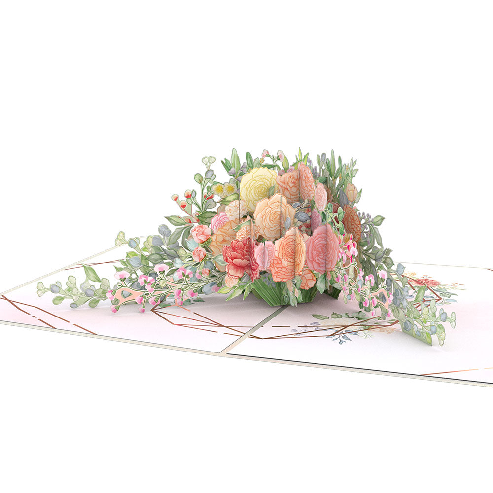 Wedding Florals Pop-Up Card、mySite、solidvoid