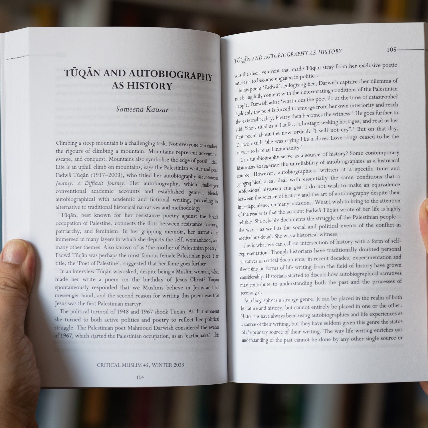 Critical Muslim 45: Transitions、mySite、topwebapps