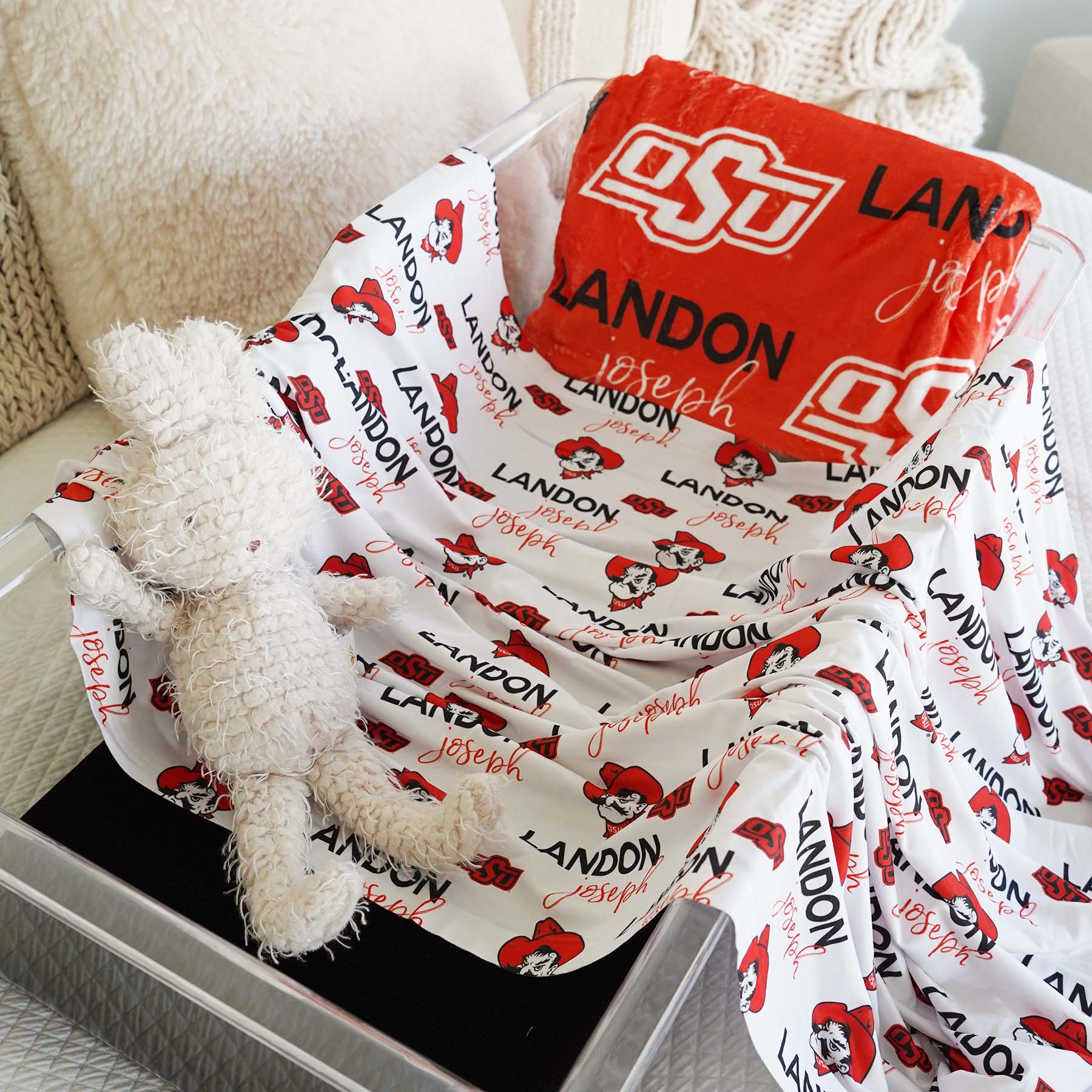  Oklahoma State University | OSU Personalized Swaddle、mySite、layawaytickets