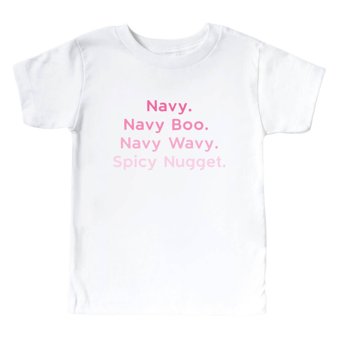  Personalized Bright Pink Nickname Kids Graphic Tee | White、mySite、layawaytickets