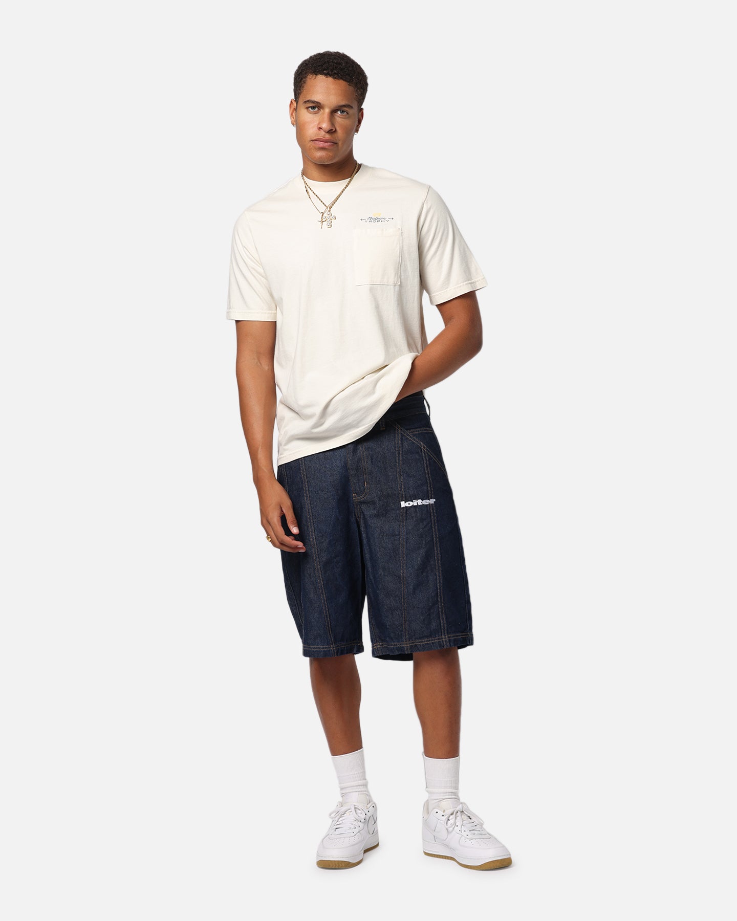 Malbon Pocket T-Shirt White、mySite、zt4zffjzw