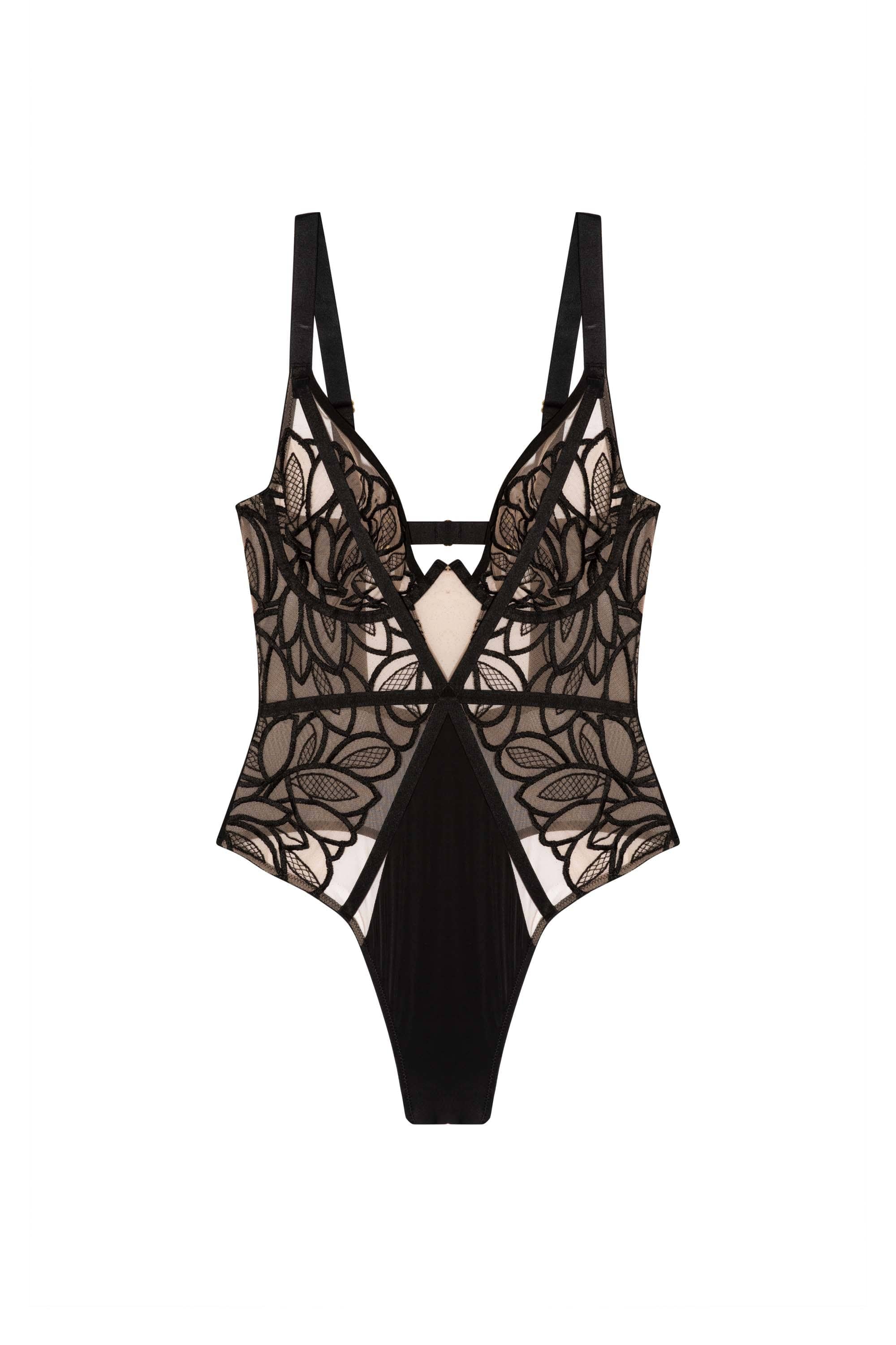 Lilith Black Graphic Embroidery Body、mySite、bengalsvssteelers