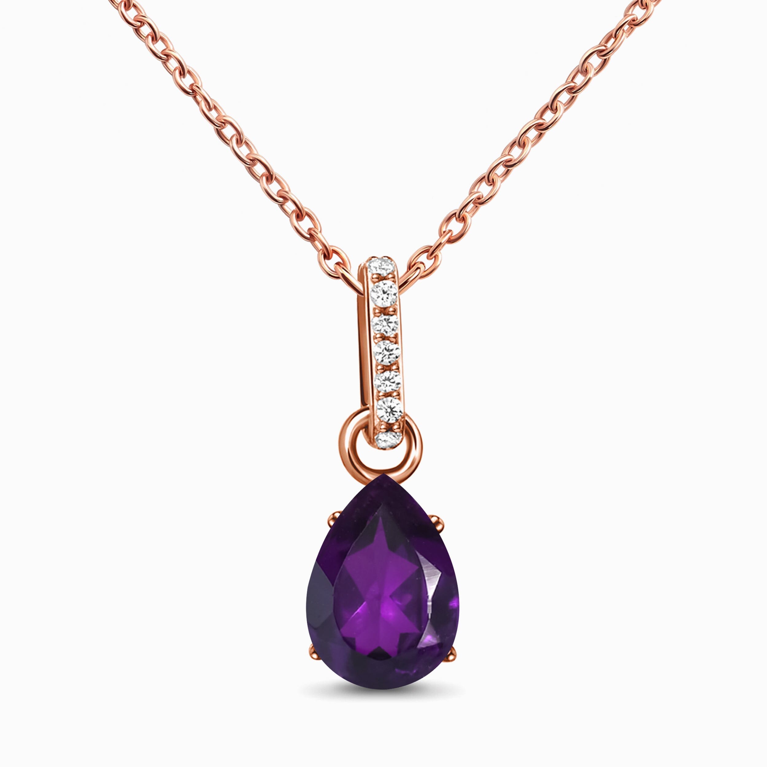 Amethyst Necklace Sway - February Birthstone、mySite、hinf8tx79