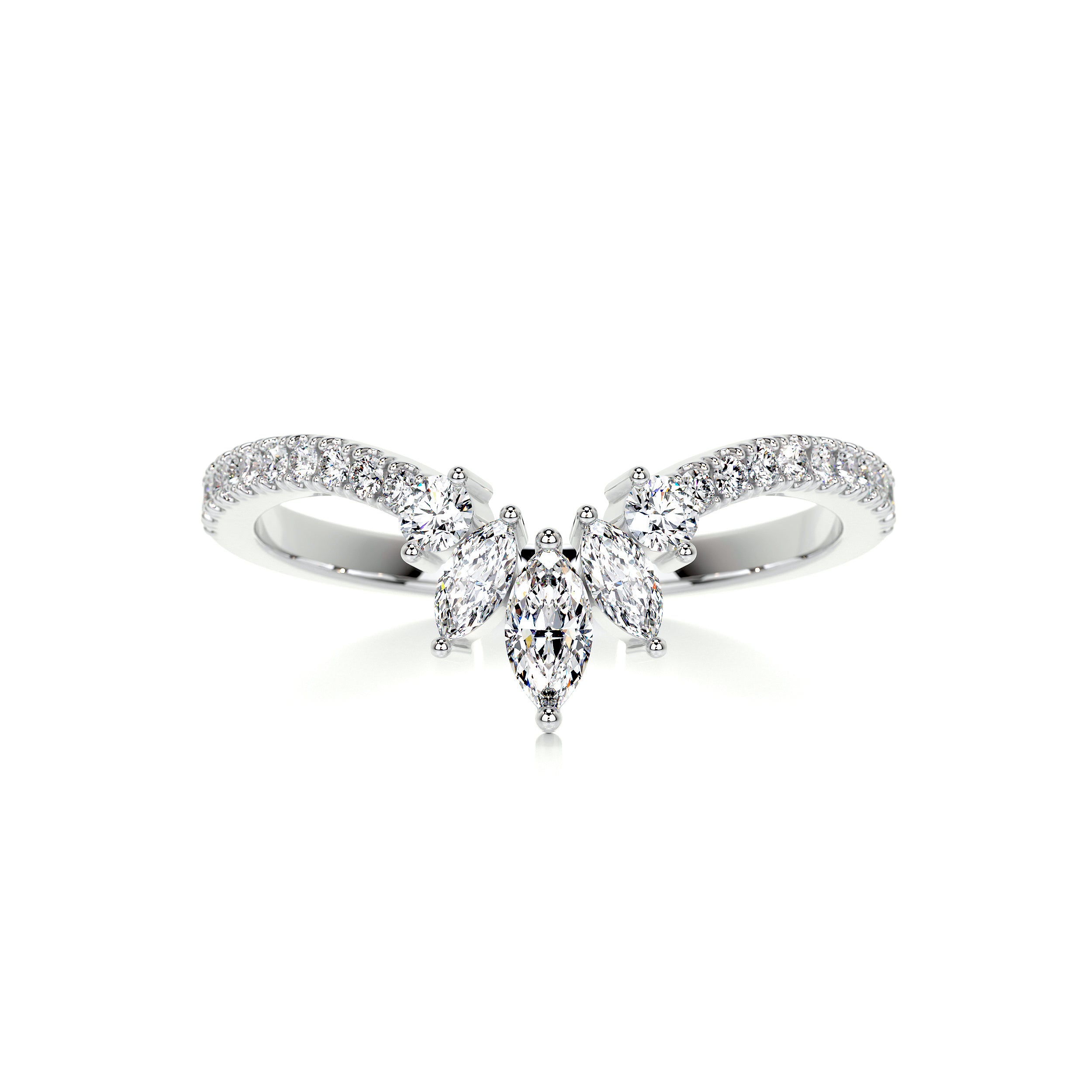 Lauren Diamond Wedding Ring (0.30 Carat) -14K White Gold、mySite、hinf8tx79