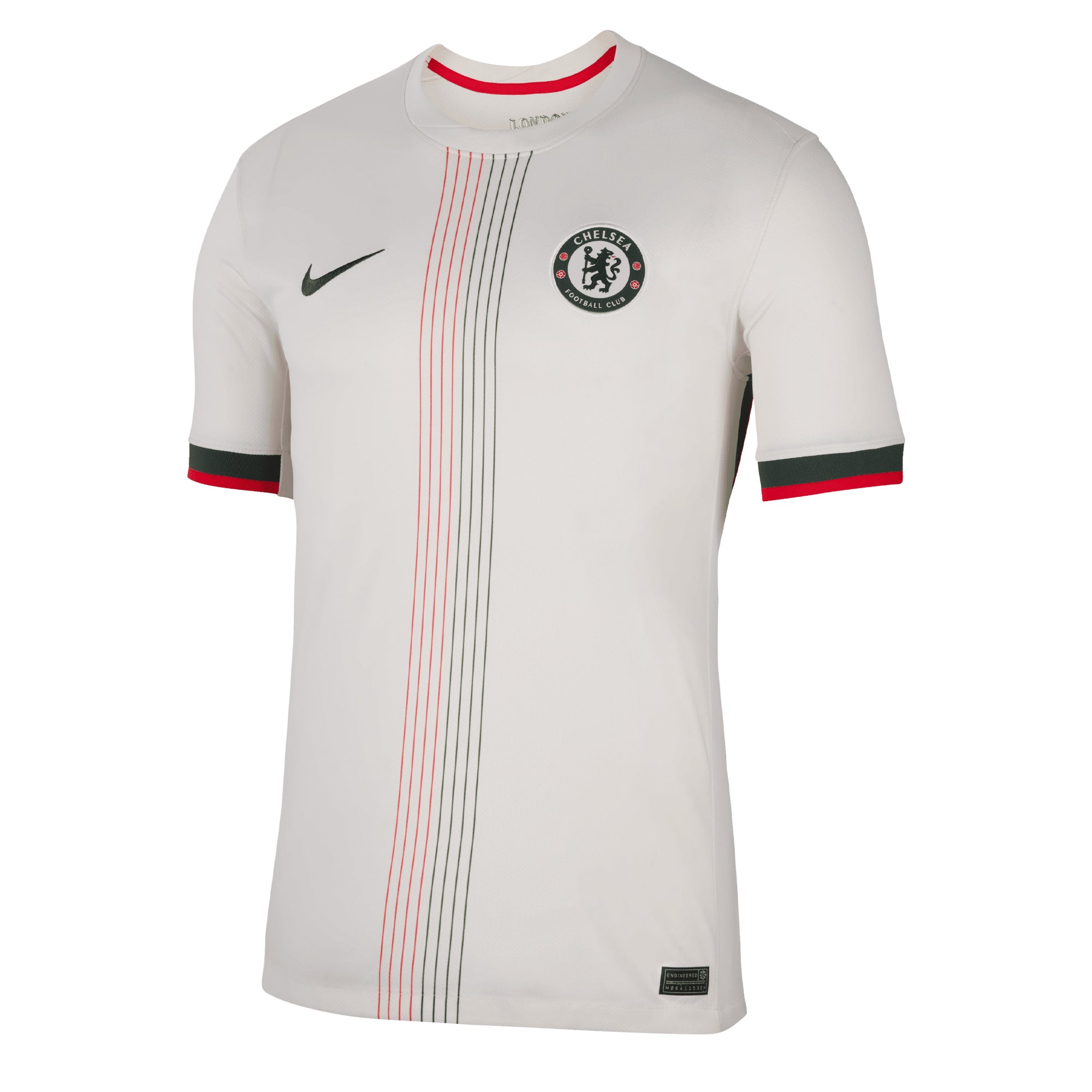 Nike Men's Chelsea 2025/26 Away Jersey Jade/Red、mySite、noshort