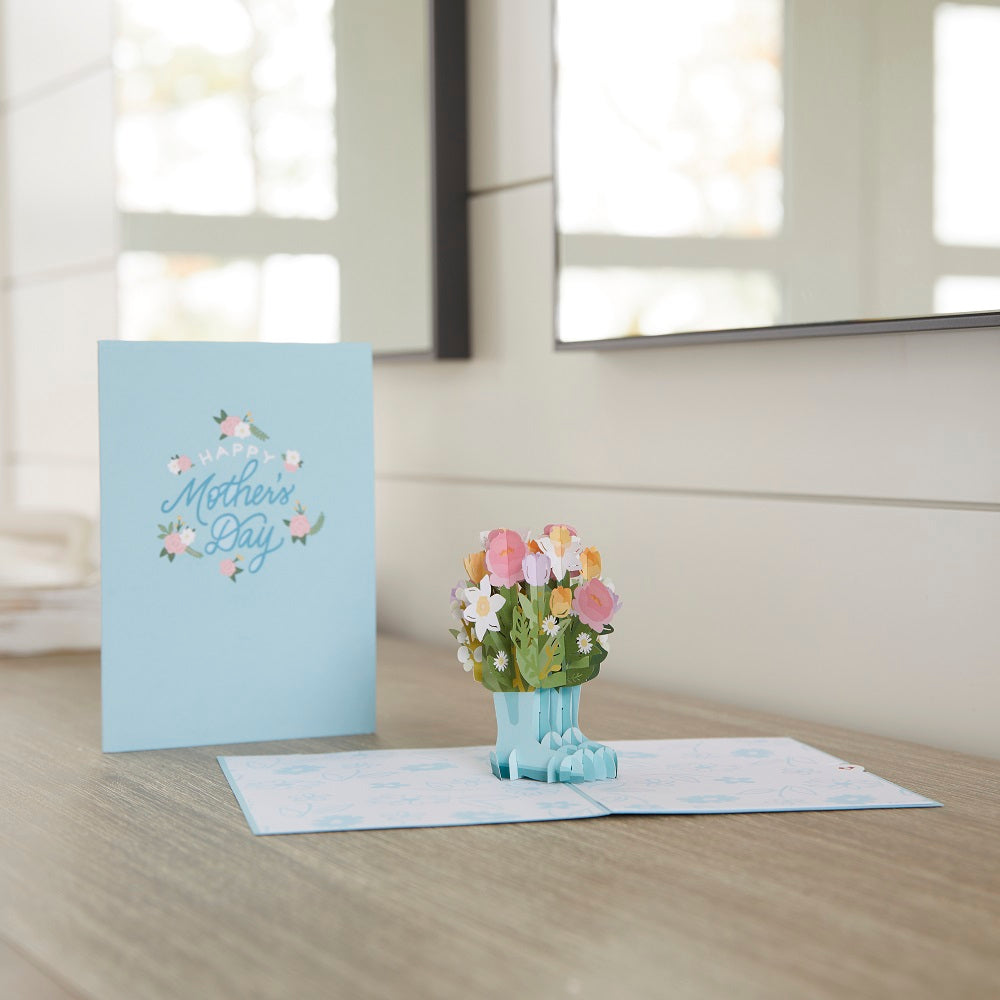 Mother’s Day Gardening Boots Pop-Up Card、mySite、solidvoid