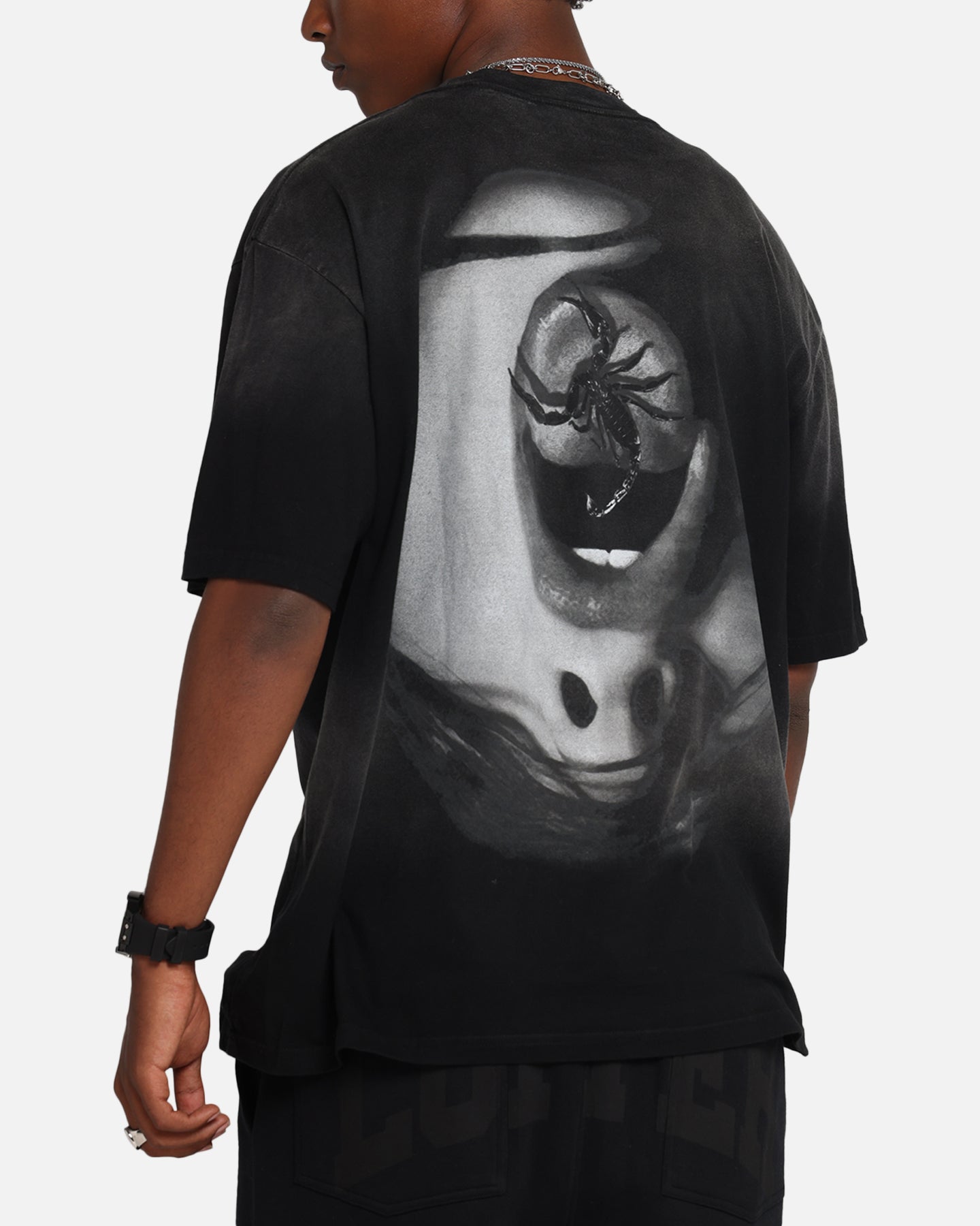 Scorpions Scorpions Blacked Out T-Shirt Washed Black、mySite、zt4zffjzw