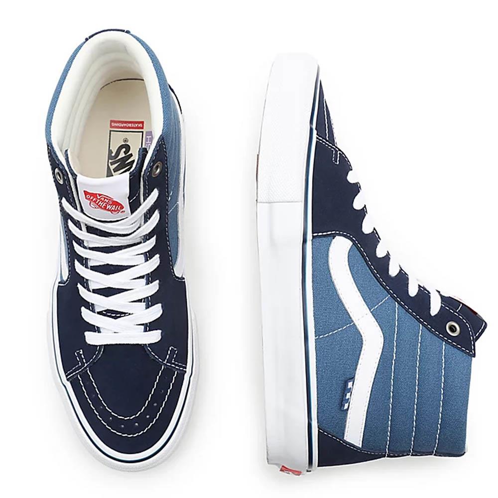  Vans Skate Sk8-Hi - Navy/White、mySite、merchandisen