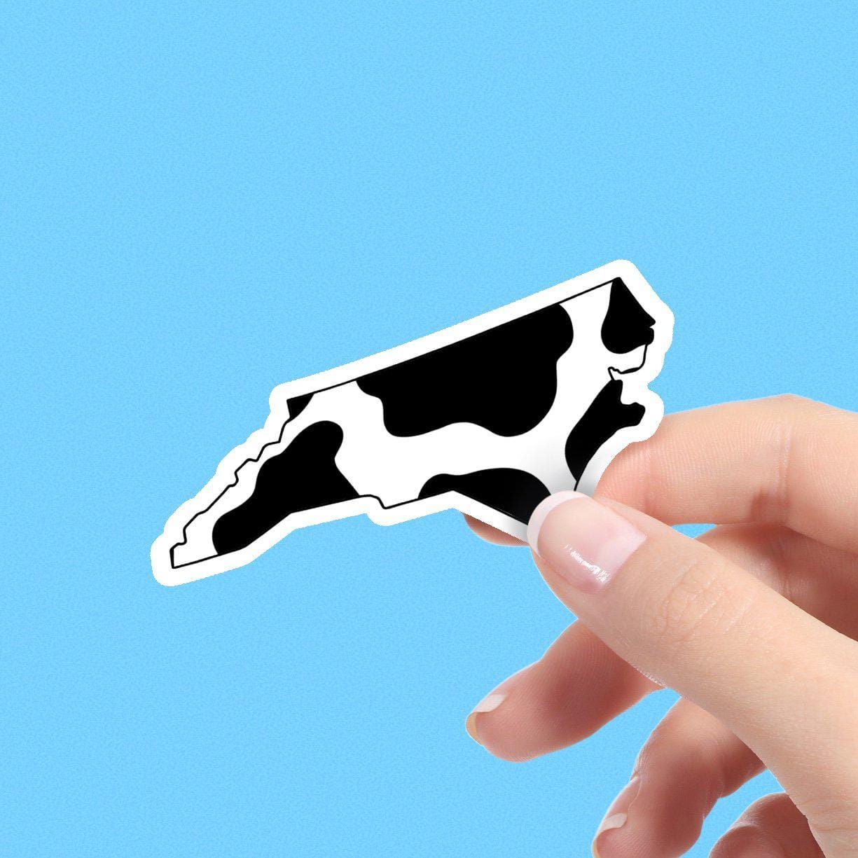 North Carolina Cow Pattern Sticker、mySite、elrpsem3k