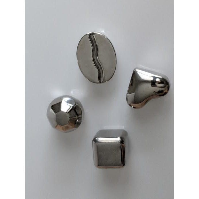 Stainless Steel Ice Cubes & Straws-Undiluted Cold Drinks! Perfect for Iced Coffee & Alcoholic Drinks. *、mySite、g9winljtr