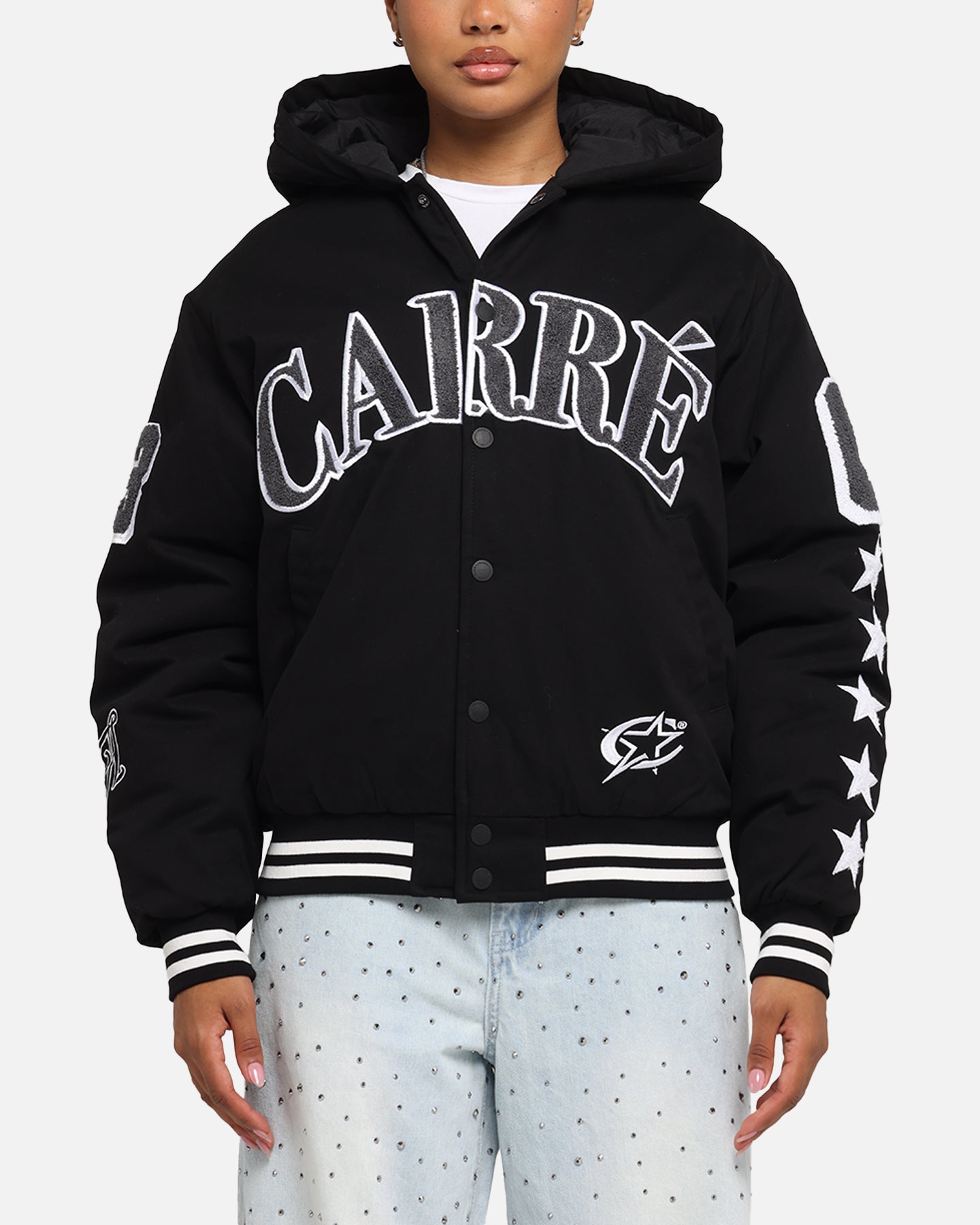Carre C-Star Varsity Jacket Black、mySite、zt4zffjzw