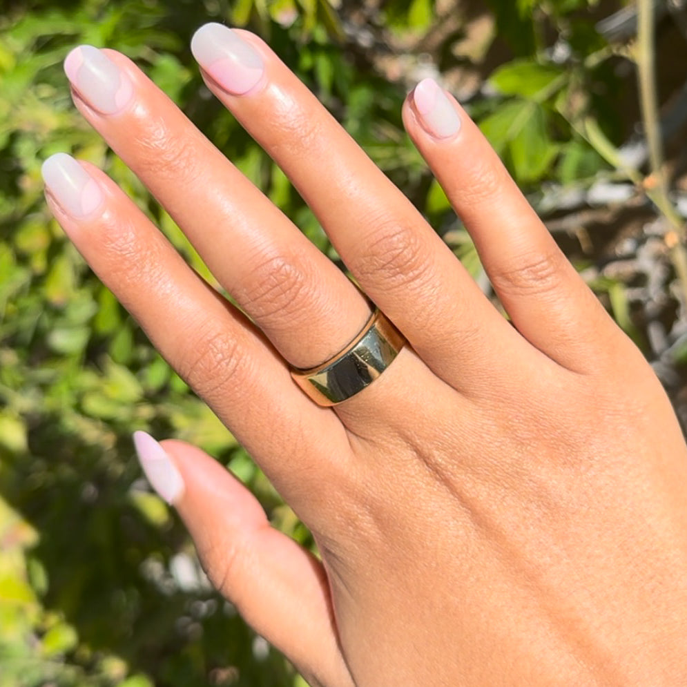 Organic Swirl | Extra Short | Round - Tab Press-On、mySite、solidvoid