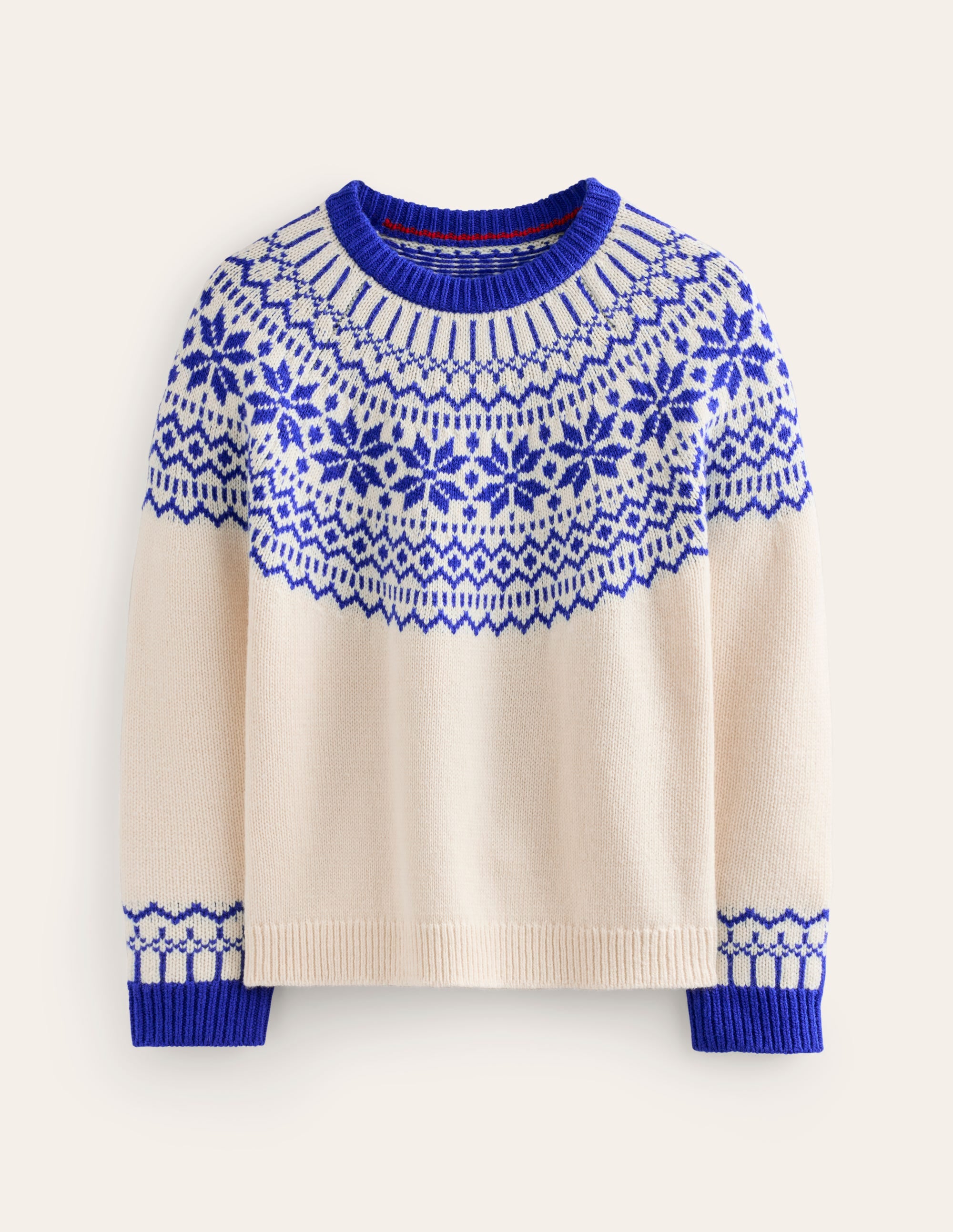  Eleanor Fair Isle Jumper-Warm Ivory、mySite、ashleygrahame