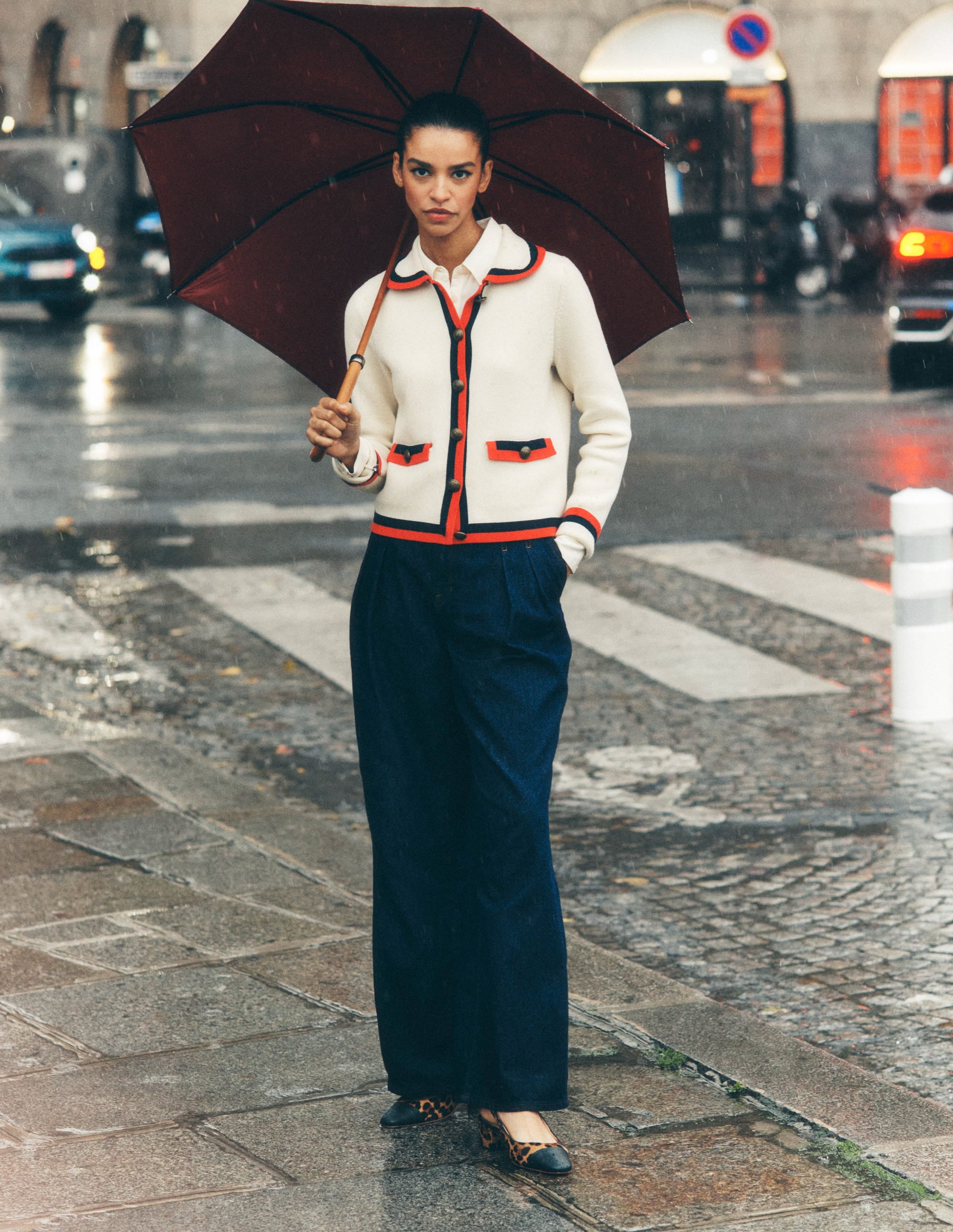  Mid Rise Fluid Denim Pants-Indigo Rinse、mySite、ashleygrahame