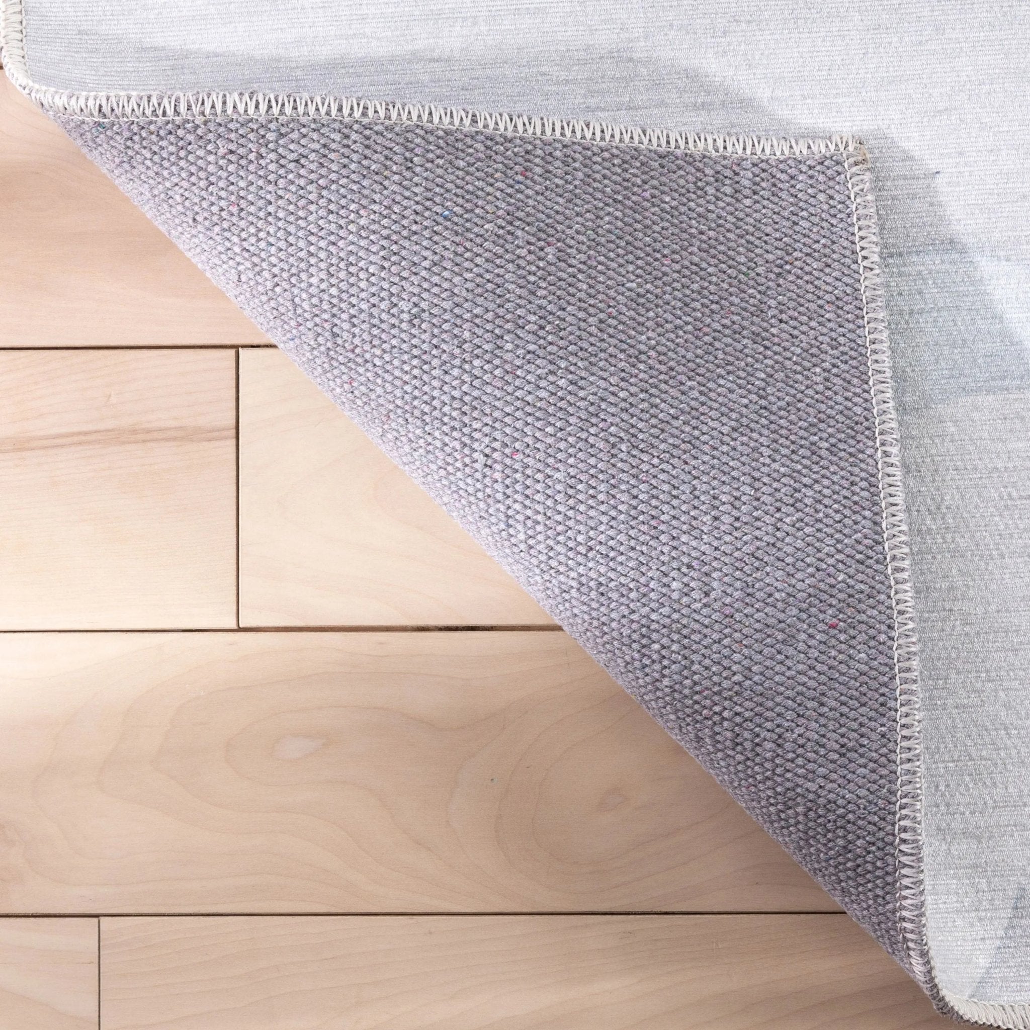 Cloud 9 Modern Grey Kids Flat-Weave Rug、mySite、gigharbornorthrealestate