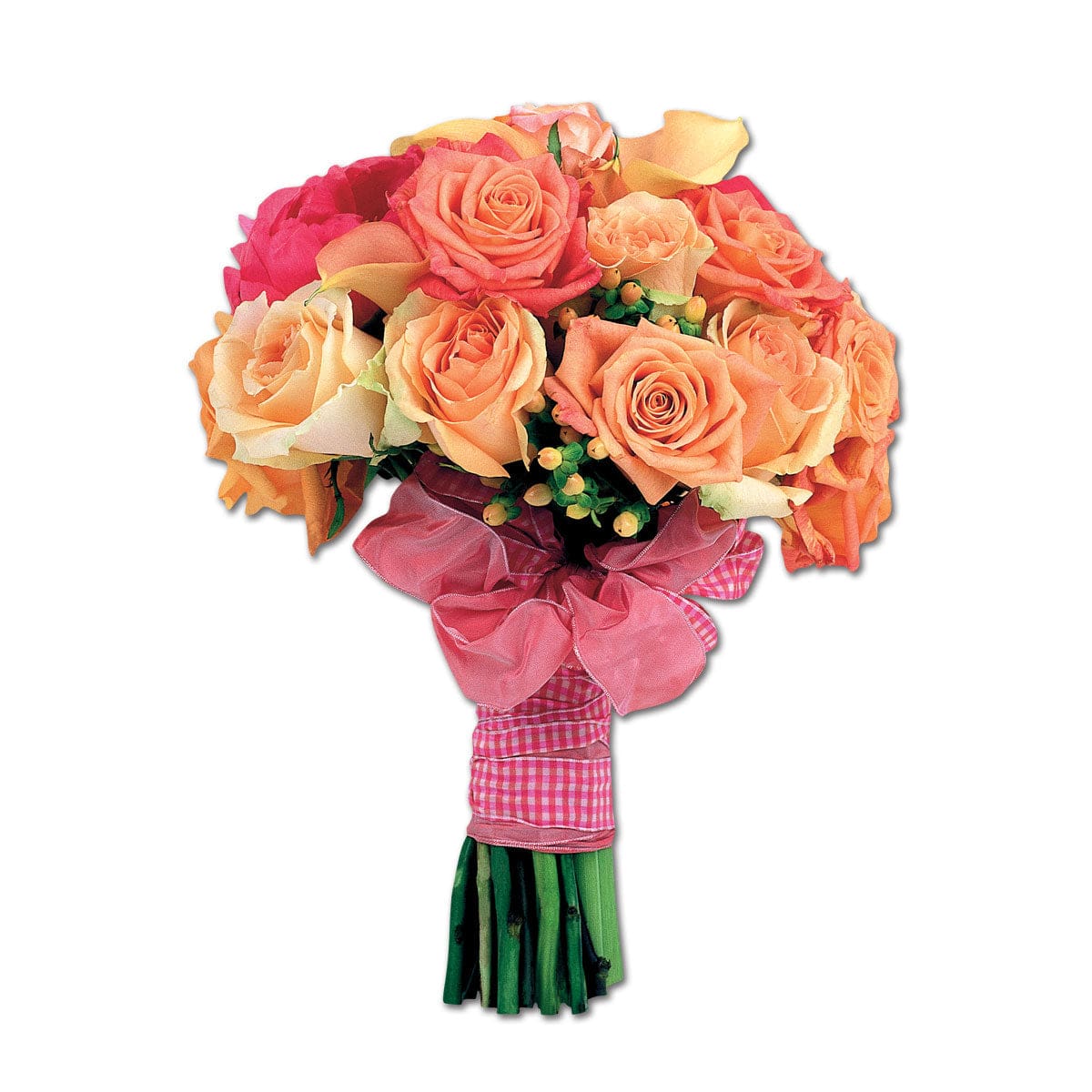  Note Card - Orange Rose Bouquet Flowers、mySite、ghnorth