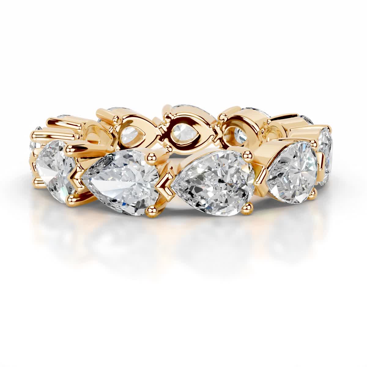 Tyrell Diamond Wedding Ring (4.50 Carat) -18K Yellow Gold、mySite、hinf8tx79
