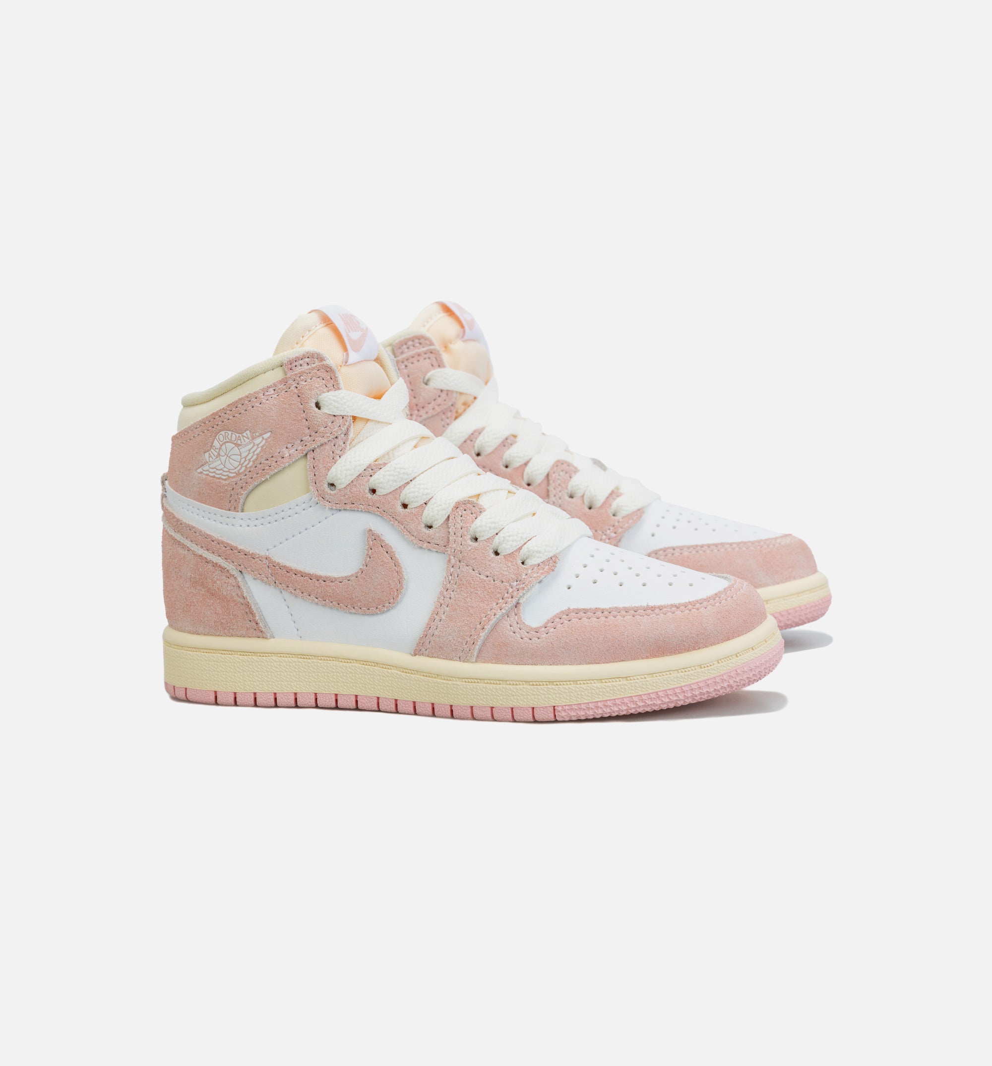 Air Jordan 1 Retro High OG Washed Pink Preschool Lifestyle Shoe - White/Pink、mySite、dreamappss