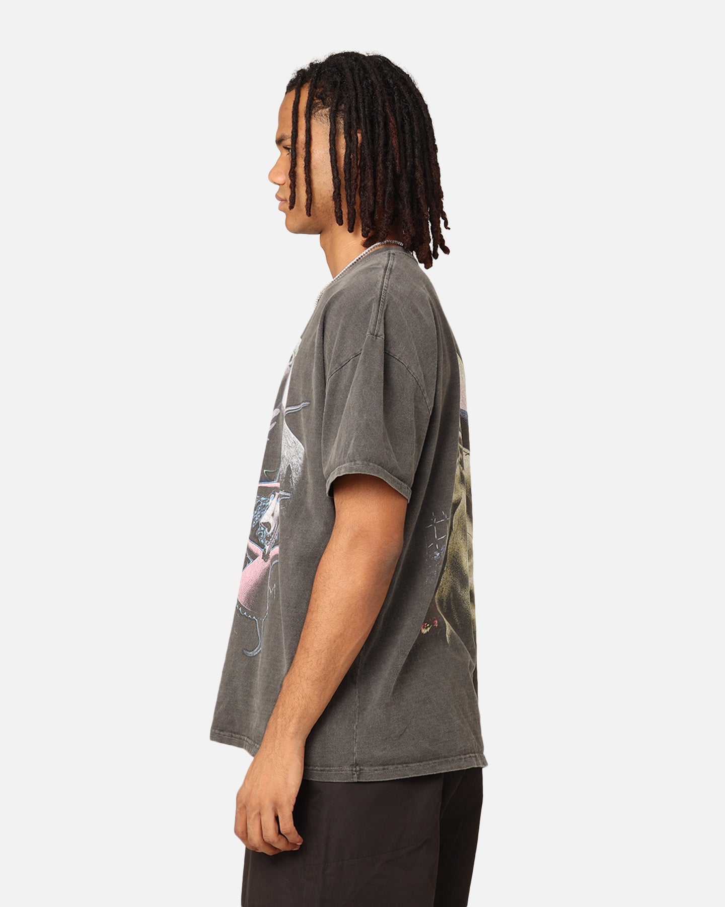 Goat Crew X The Nightmare Before Christmas Lock Shock & Barrel Heavyweight Vintage T-Shirt Black Wash、mySite、zt4zffjzw