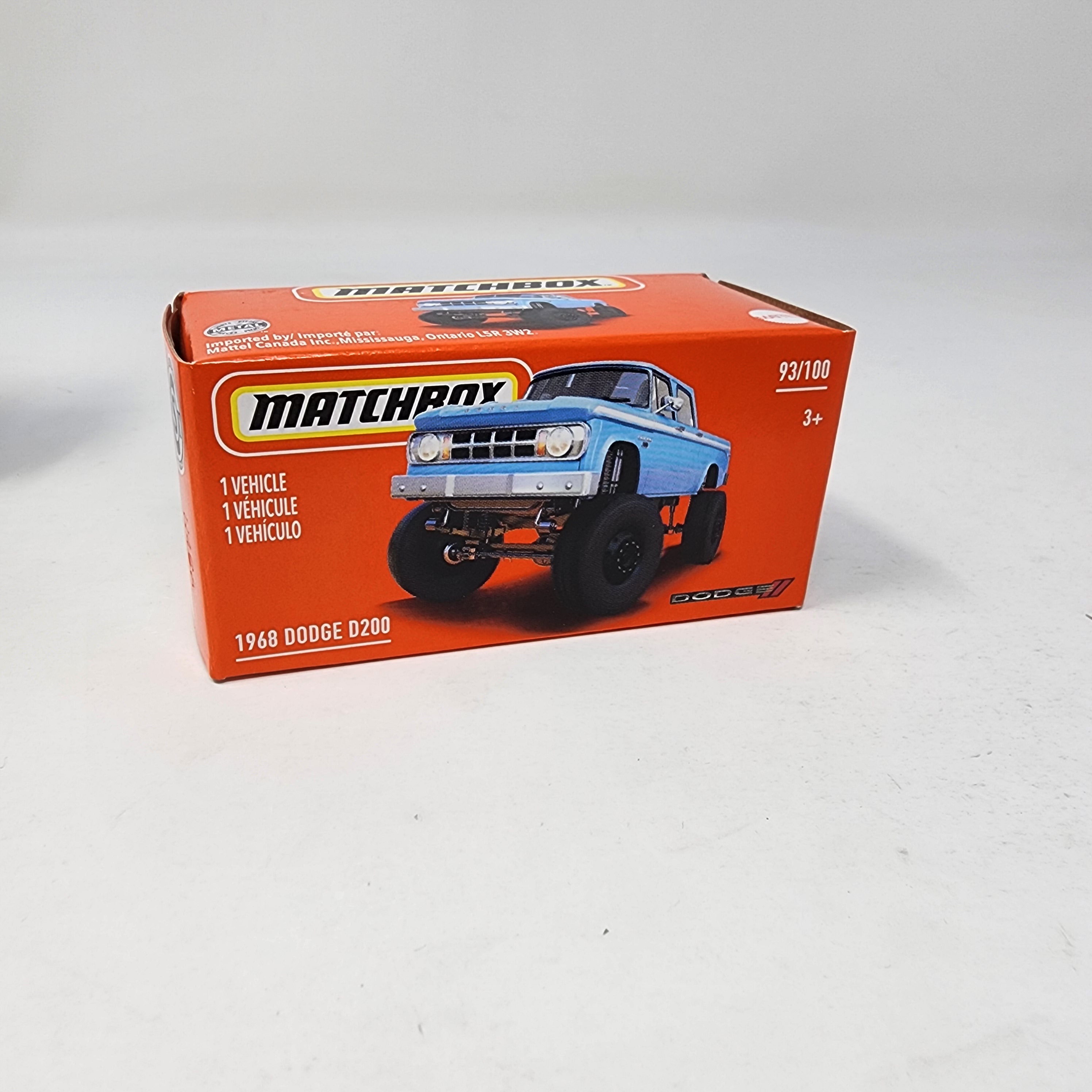 1968 Dodge D200 #93 * Matchbox Power Grabs、mySite、hgirdovlk