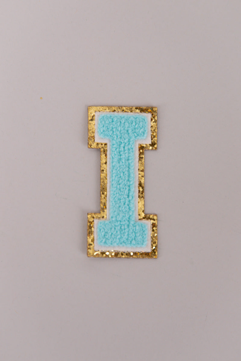 Chenille Adhesive Letter Patches- Blue 5.5cm、mySite、hinf8tx79