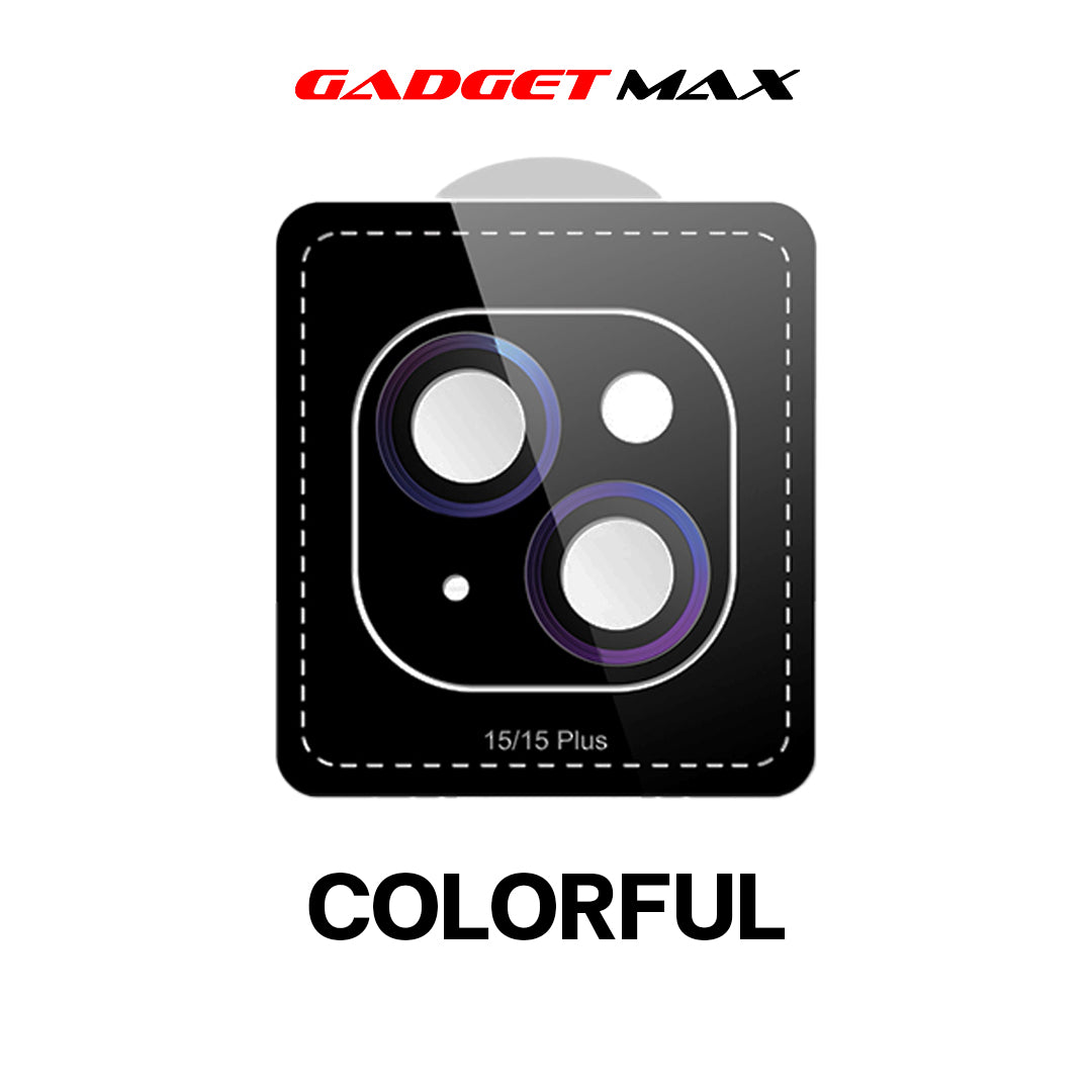GADGET MAX--GLASS PRO LENS PROTECTOR (ORIGINAL / METAL FRAME ) IPHONE 15 6.1 / IPHONE 15 PLUS 6.7 (2PCS)、mySite、fannypackpong