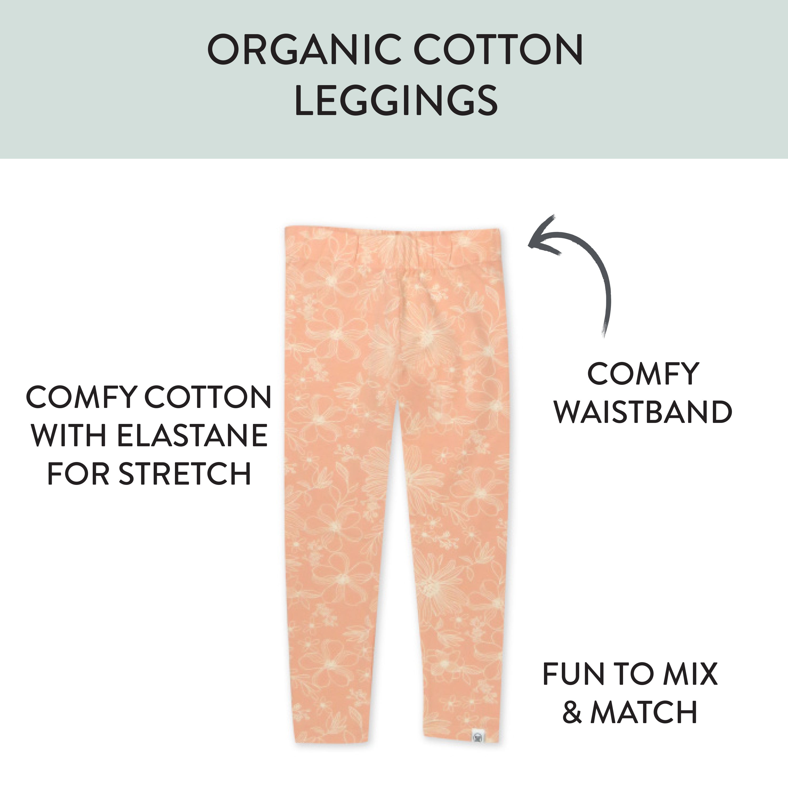  3-Pack Organic Cotton Legging Set、mySite、layawaytickets