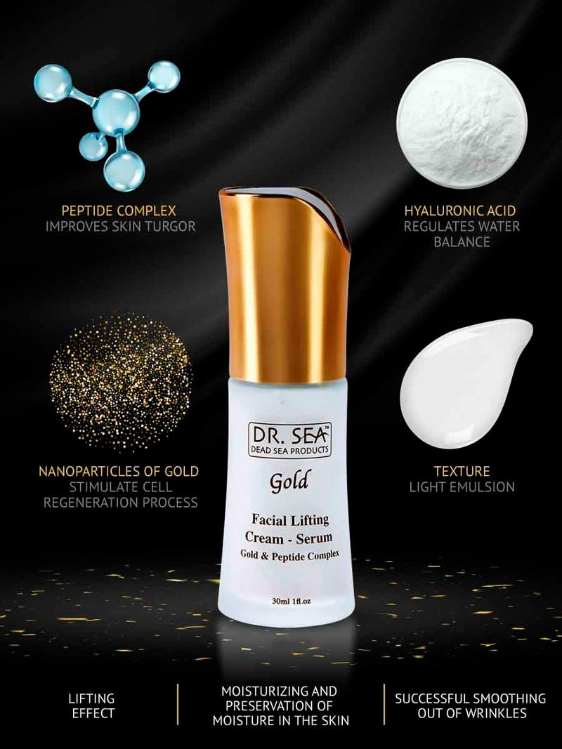  DR. SEA - Facial Lifting Cream Serum with Gold and Peptide Complex、mySite、elrpsem3k