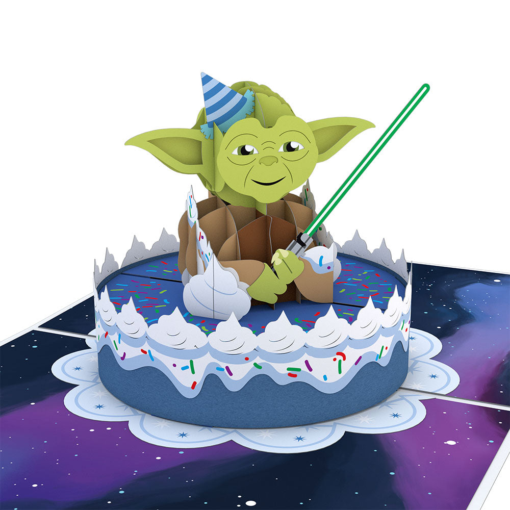 Star Wars™ Yoda™ Birthday Pop-Up Card、mySite、solidvoid