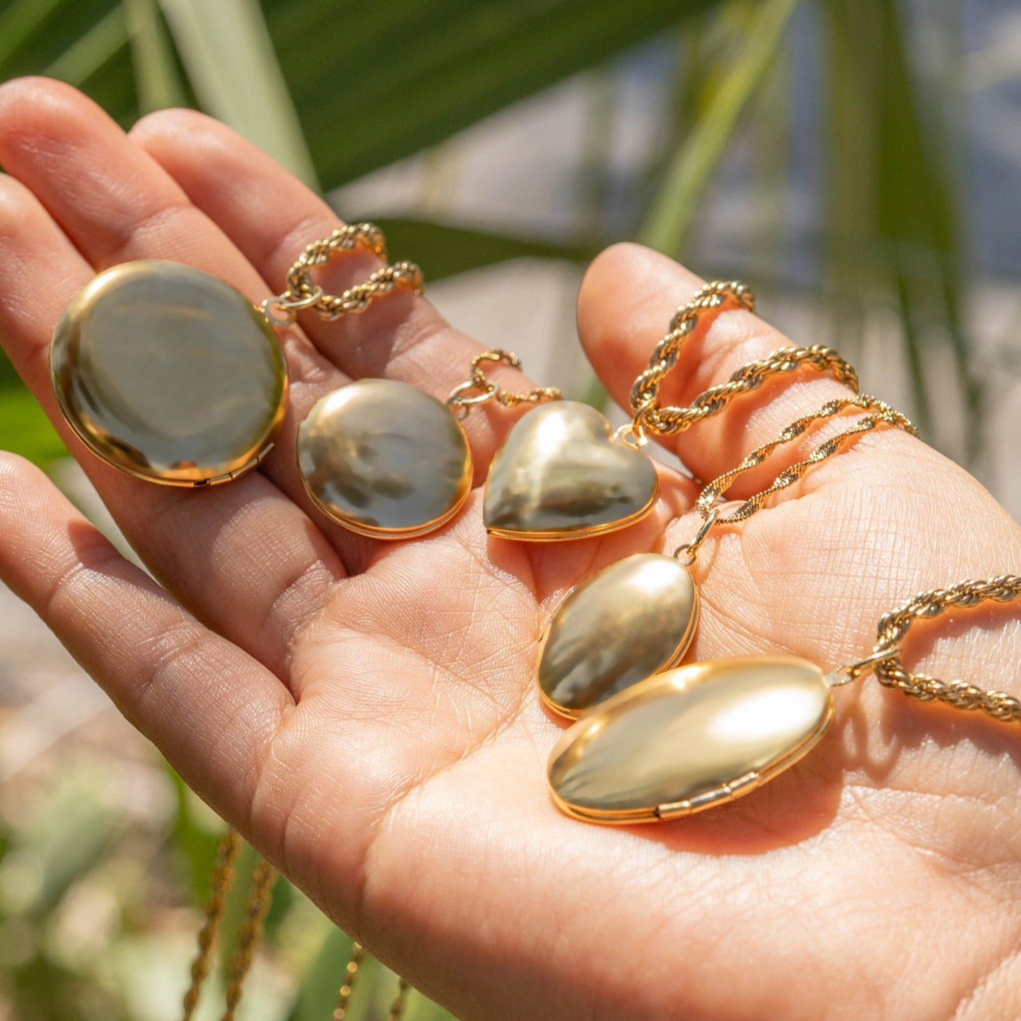 18K Gold PVD Stainless Steel Locket Set / BND0069、mySite、dreamappss