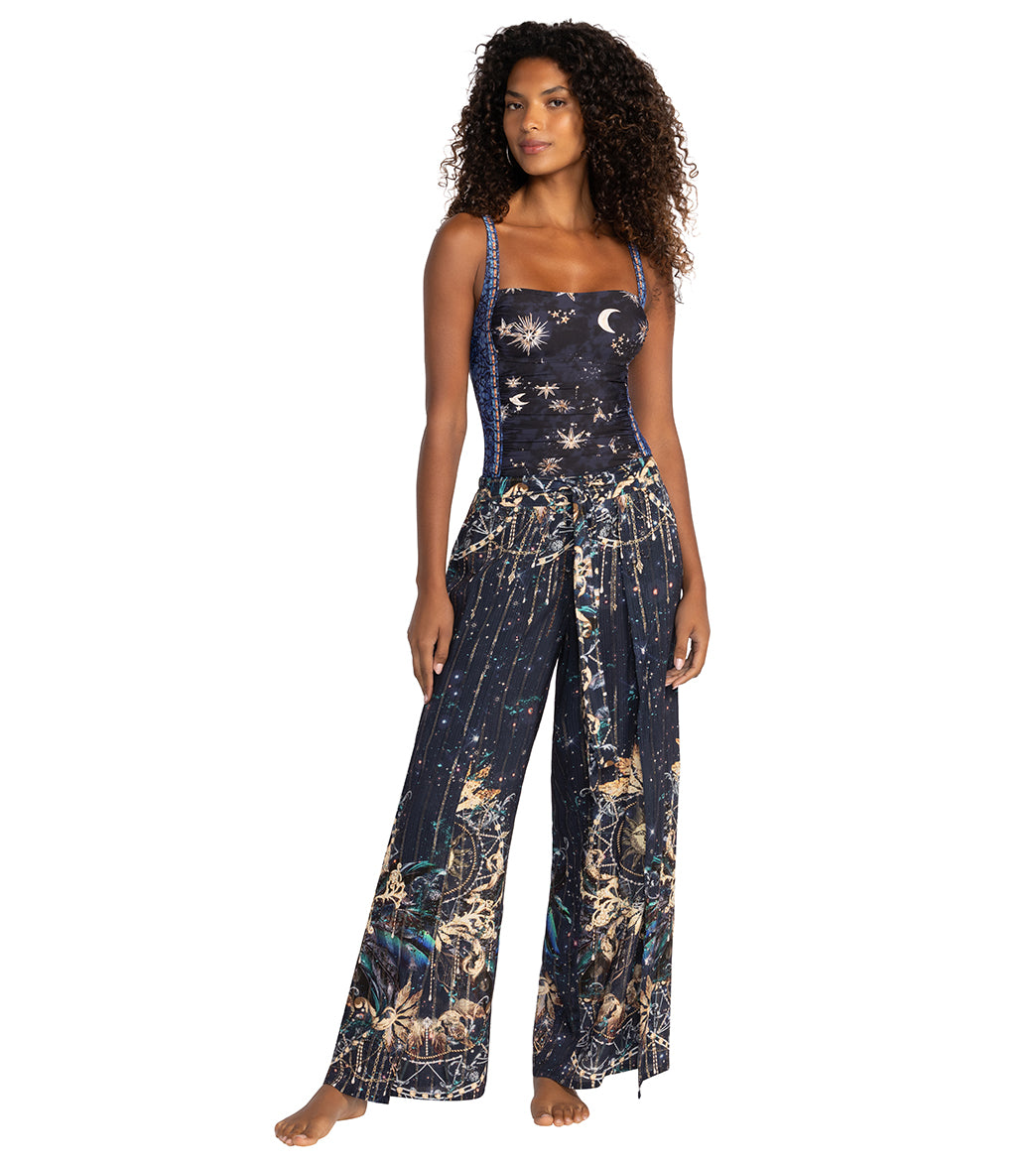 Johnny Was Women's Supernova Sun Wrap Pant Cover Up、mySite、noshort