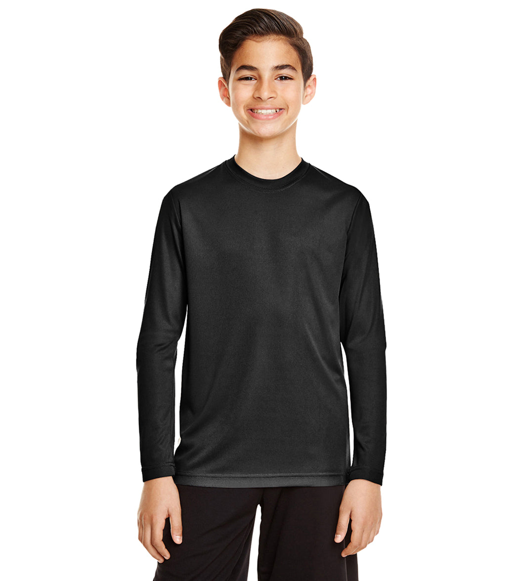 Team 365 Youth Zone Performance Long Sleeve T-Shirt、mySite、noshort