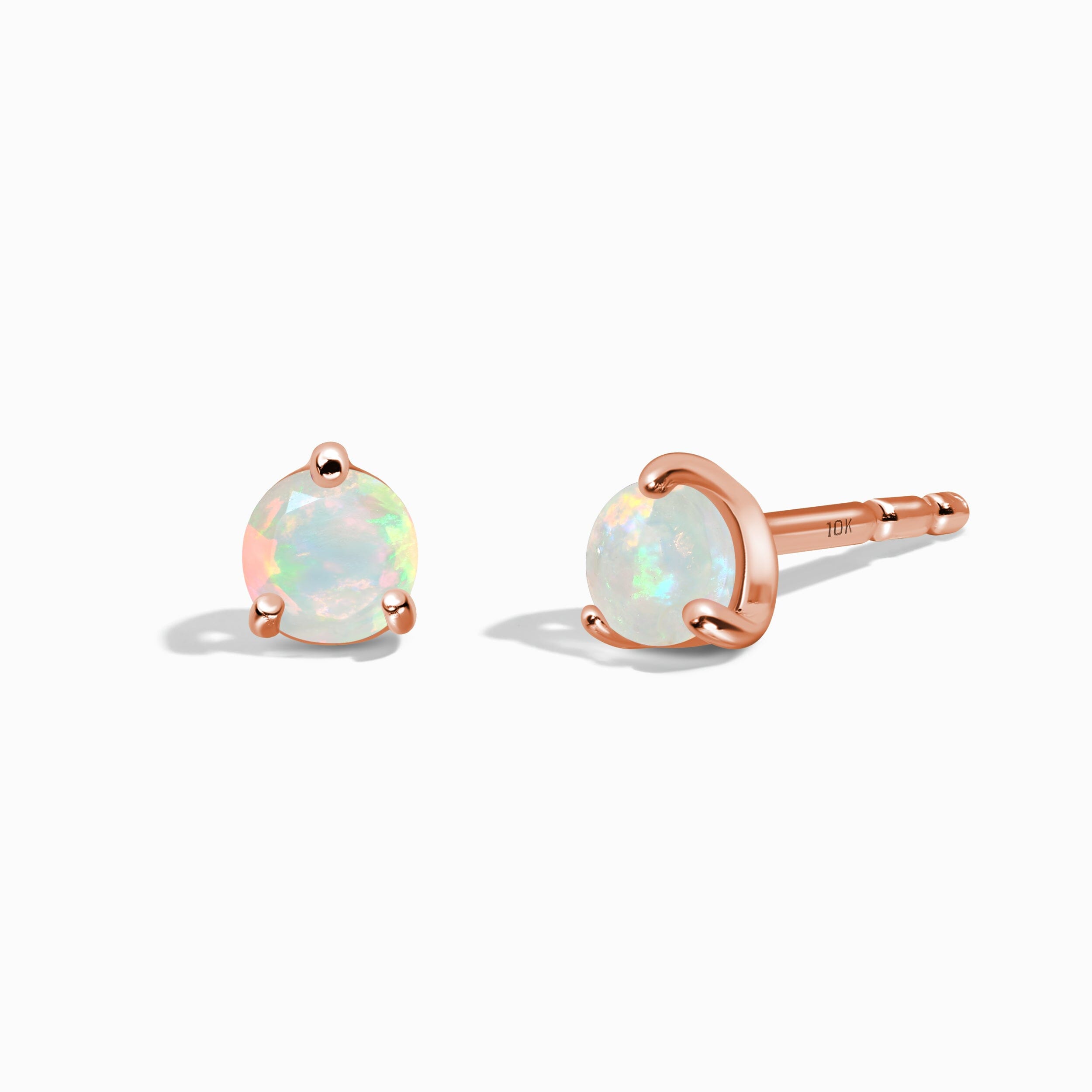 Opal Round Studs - October Birthstone、mySite、hinf8tx79
