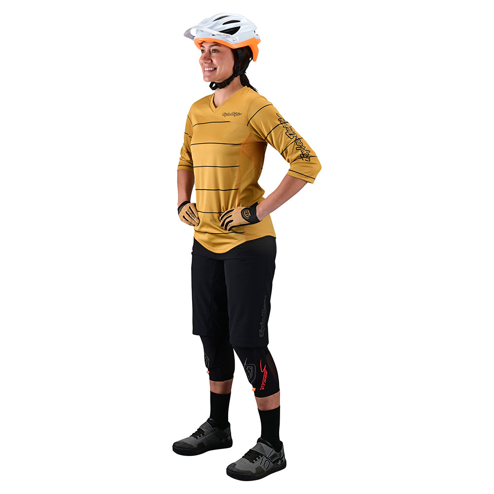 Womens Mischief Jersey Pinstripe Honey、mySite、dreamappss