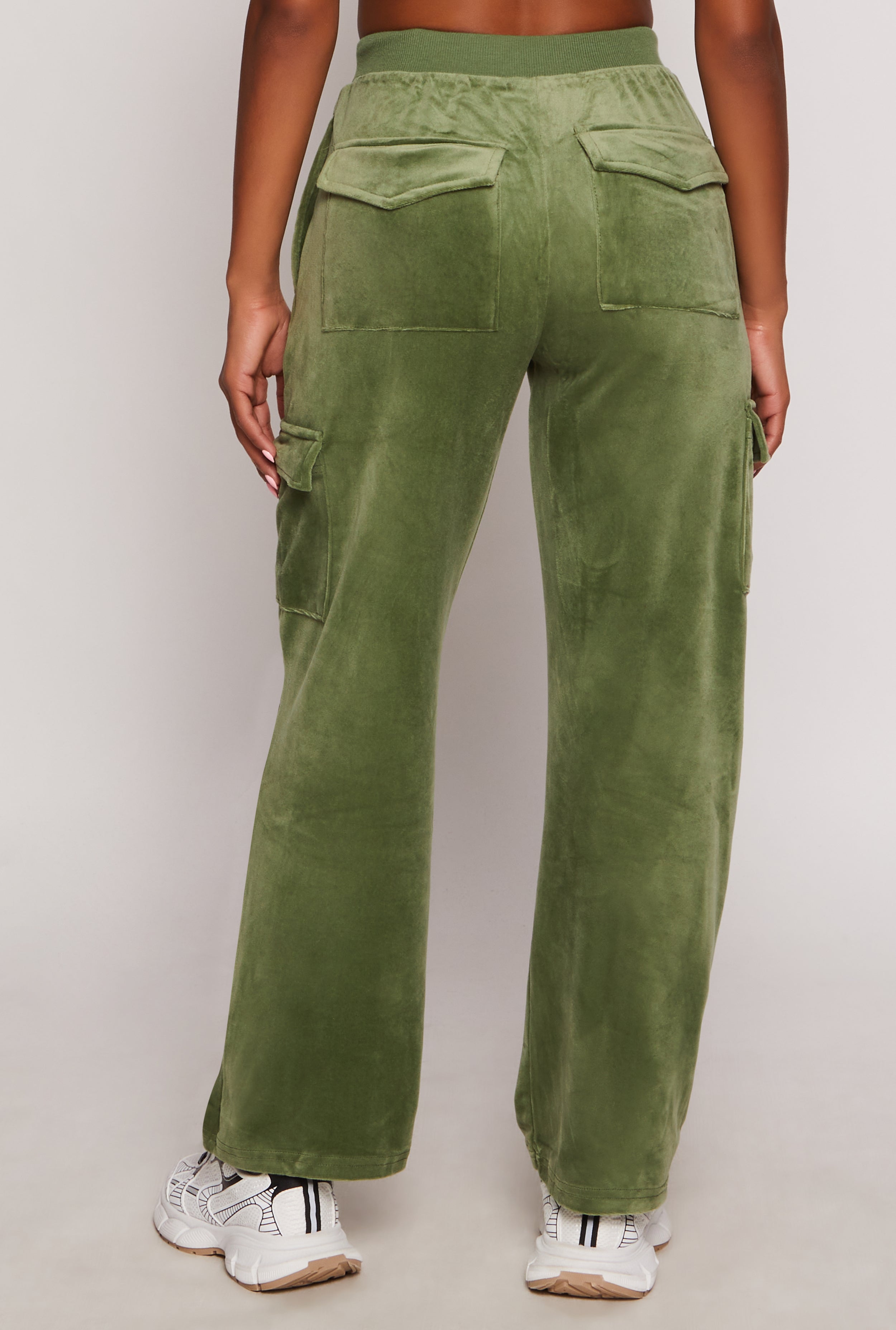 Velour Straight Leg Cargo Sweatpants、mySite、camillekostekn