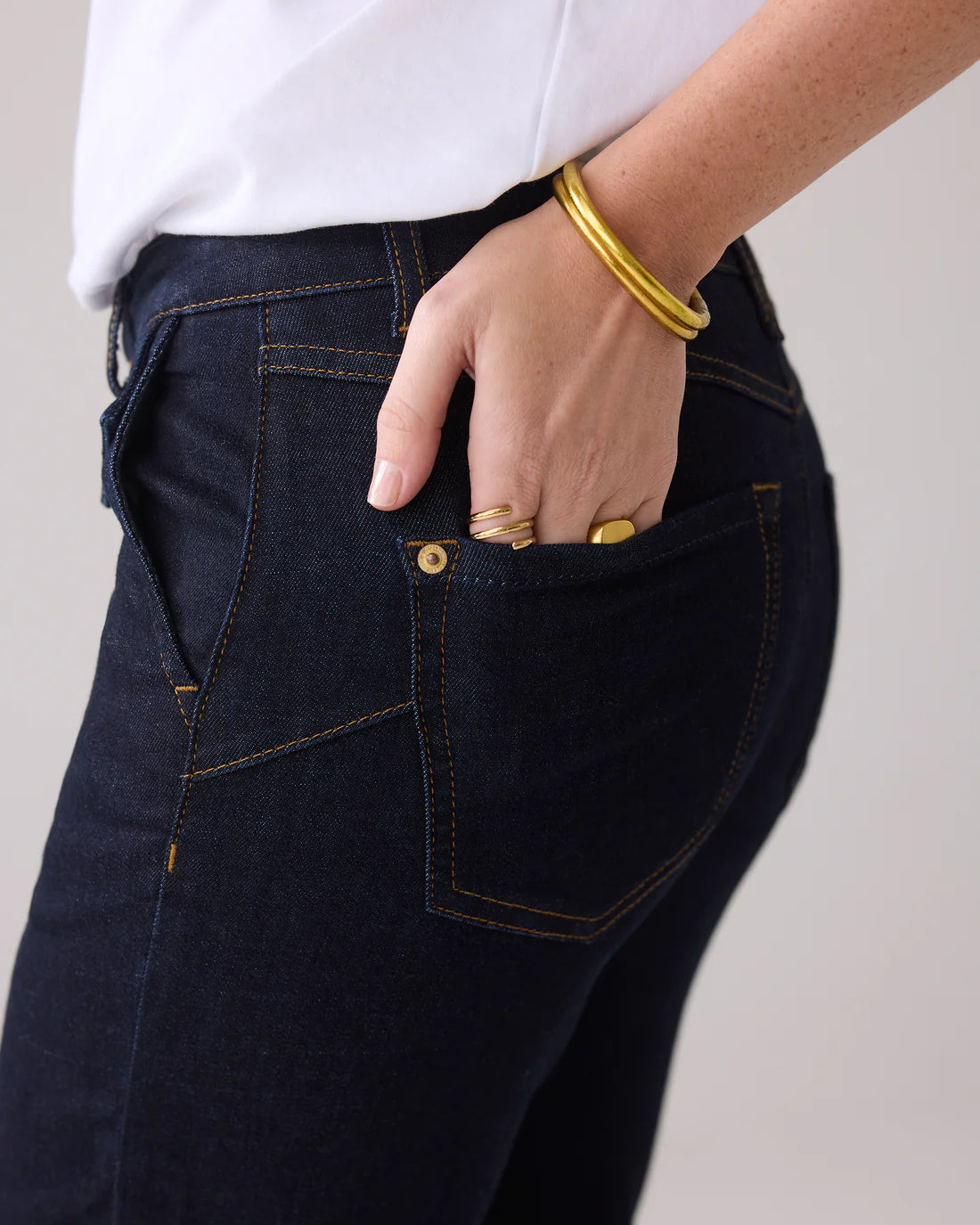 Summum Comfort Stretch Flared Jeans、mySite、noshort