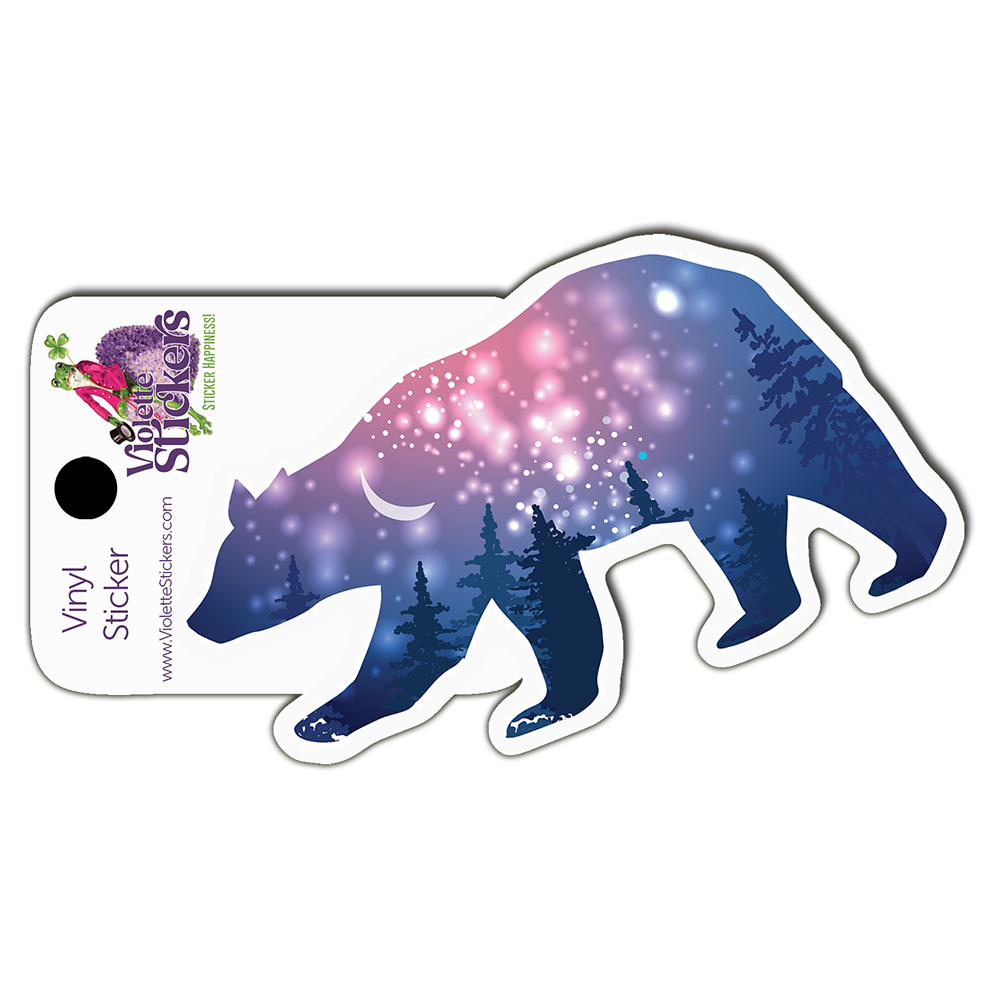  Starlight Bear Vinyl Sticker Decal、mySite、ghnorth