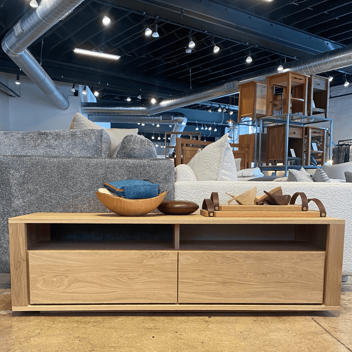 Open Shadow TV Cupboard by Ethnicraft、mySite、neckold