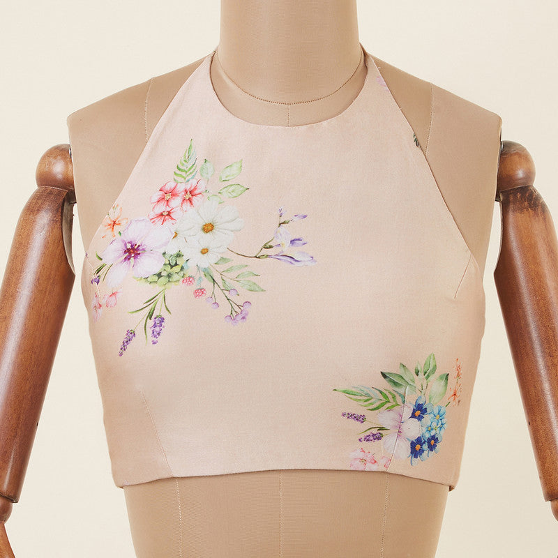 Cotton Printed Blouse | Sleeveless | Peach、mySite、camillekostekn