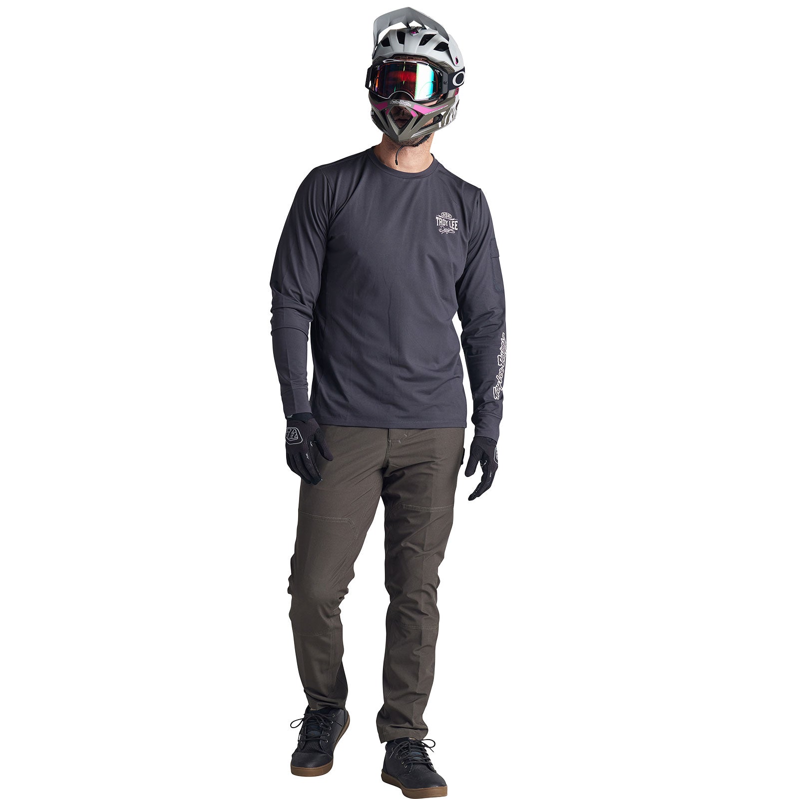 Ruckus Long Sleeve Ride Tee Bolts Carbon、mySite、dreamappss