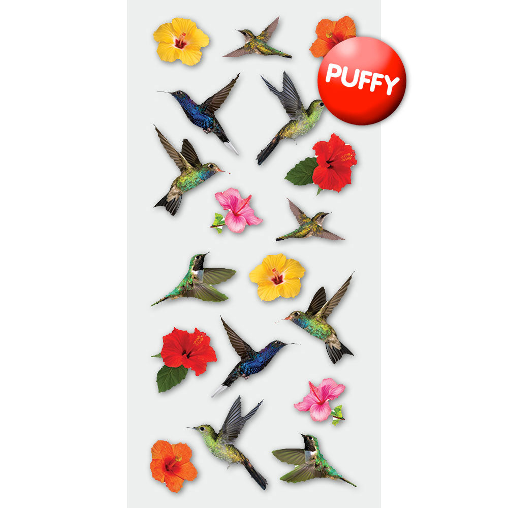  Hummingbirds Puffy Stickers、mySite、ghnorth
