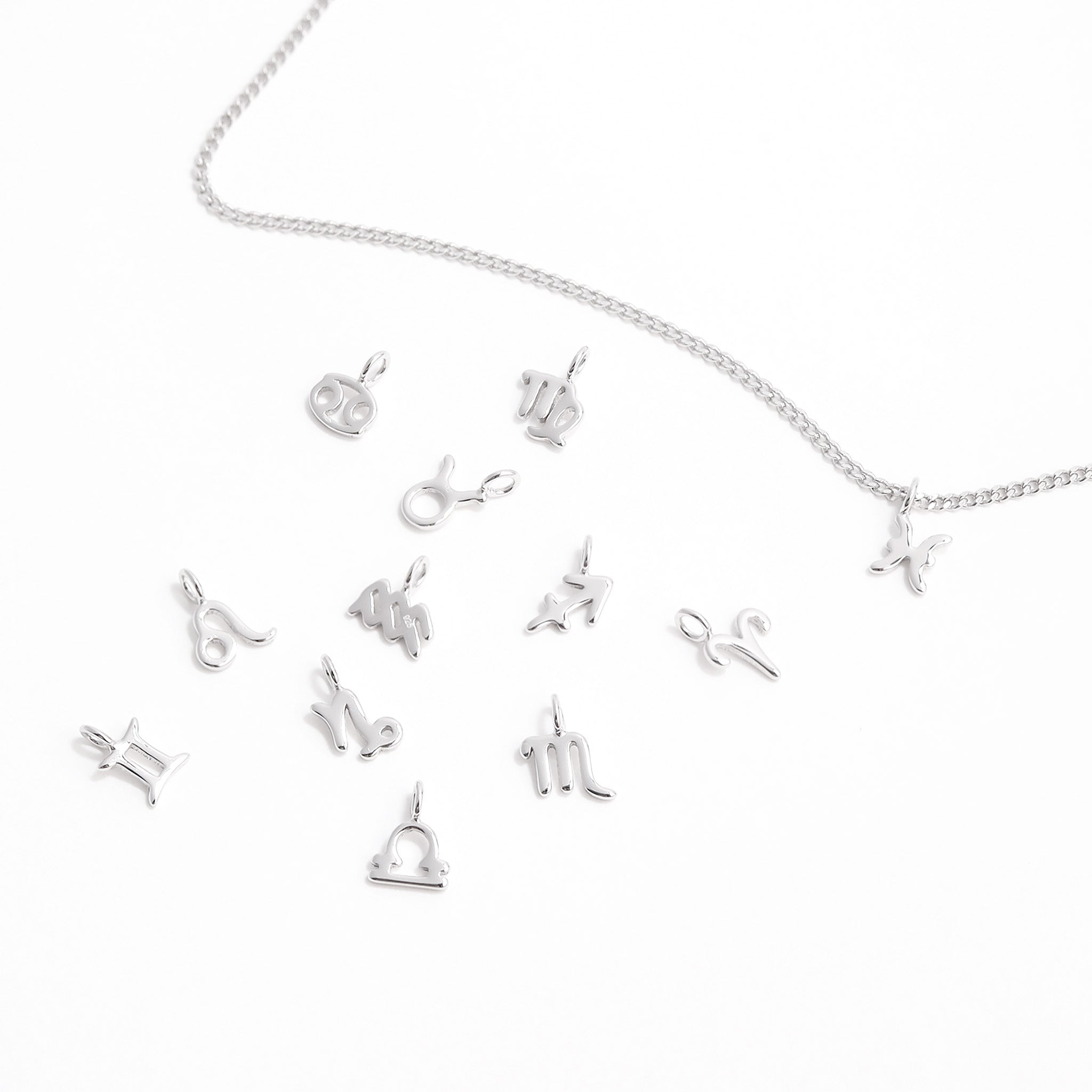 Permanent Jewelry .925 Sterling Silver Zodiac Charms / PMJ3011、mySite、dreamappss