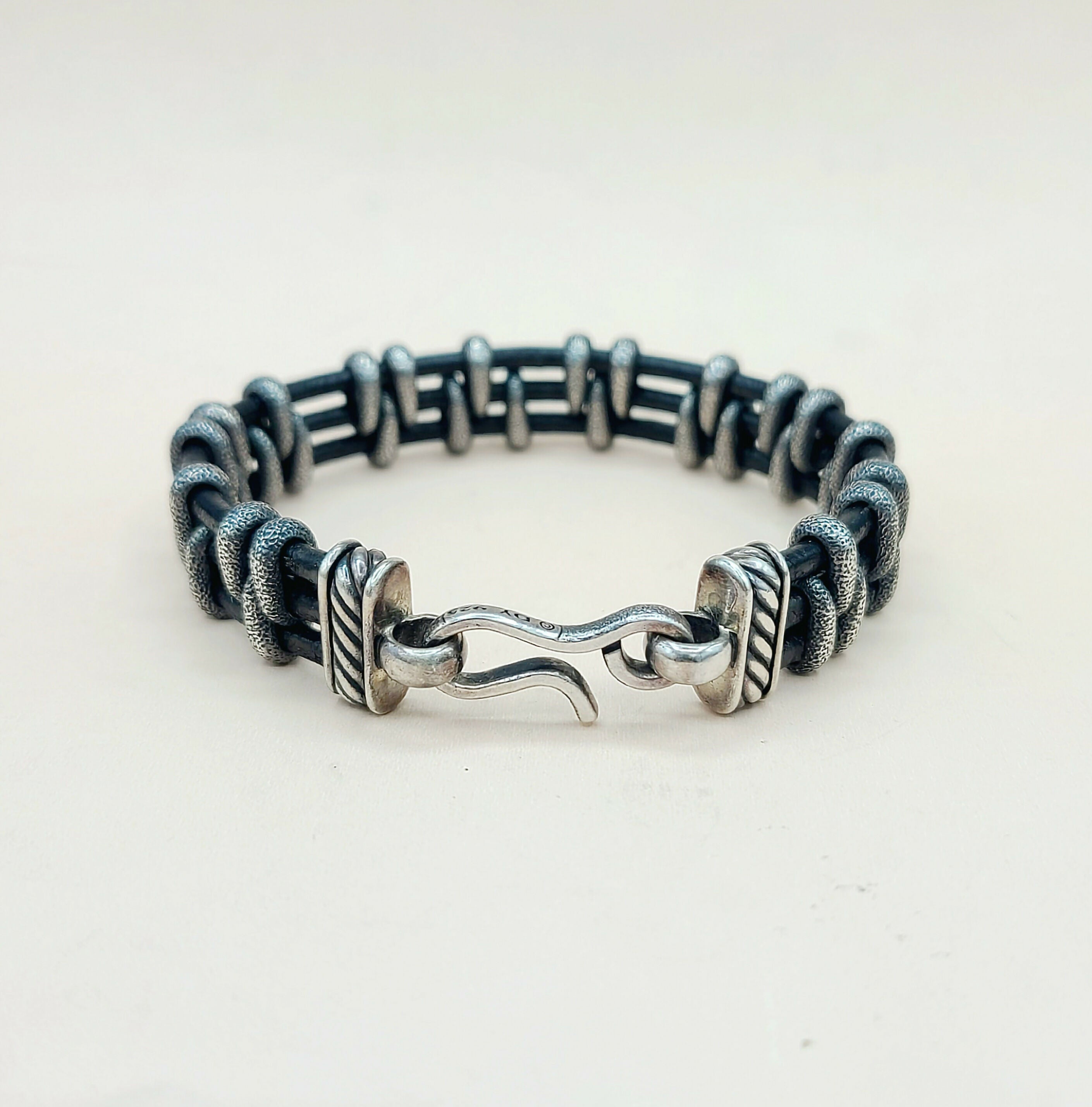 David Yurman Cable Station Bracelet 14mm Strippled Design、mySite、hinf8tx79