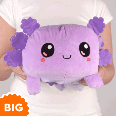 TeeTurtle Big Reversible Axolotl Plushie (Purple + Light Purple)、mySite、lovesweatpilates