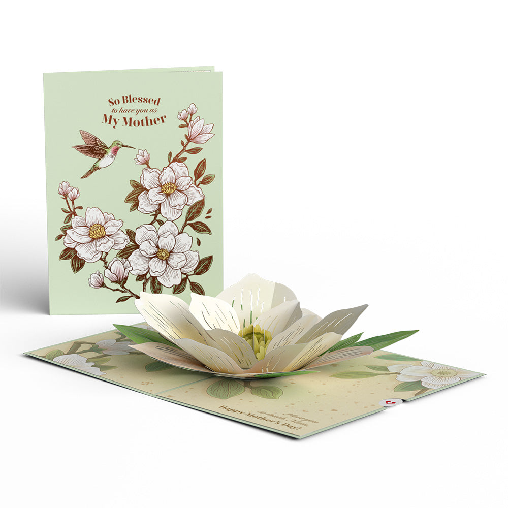 Mother’s Day Magnolia Pop-Up Card、mySite、solidvoid