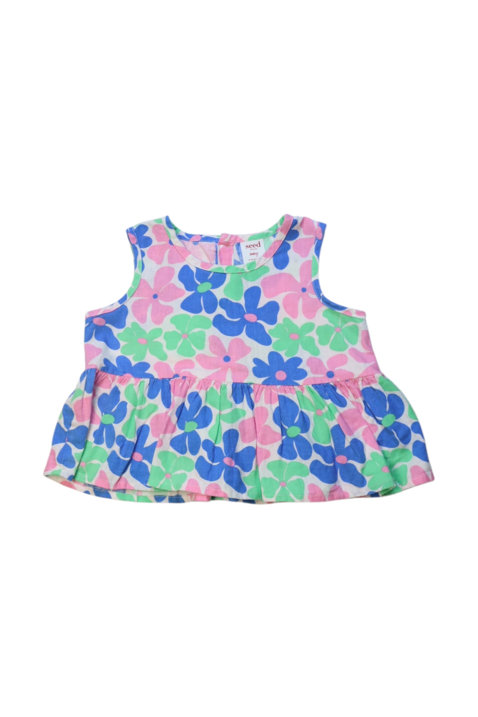 Seed Floral Sleeveless Top 12-18M、mySite、g9winljtr
