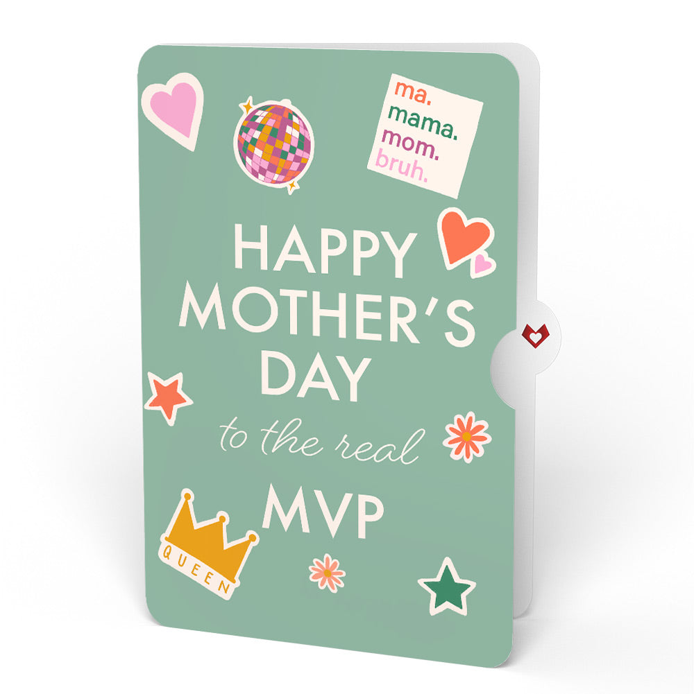 Daisies with Monarch Butterfly Mother's Day Pop-Up Card and The real MVP Sentiment Set、mySite、solidvoid