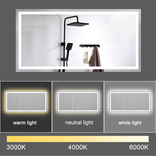 (Same as W134070942/L4004) 72"×36" LED Mirror Light Bathroom,anti-Fog & Dimming Led Bathroom Vanity Mirror、、eastwooduniform