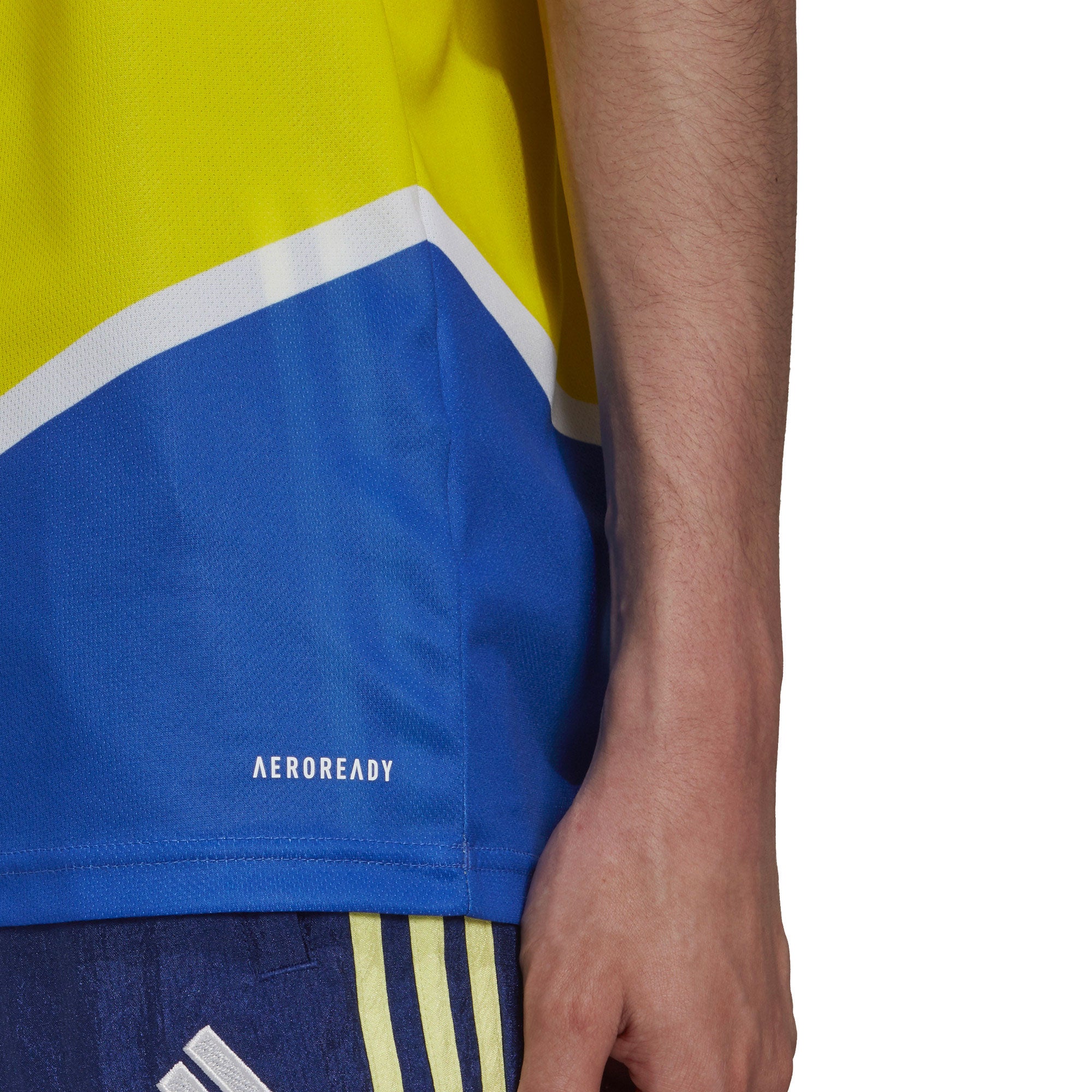 adidas Men's Juventus 2021/22 Third Jersey Shock Yellow/Blue、mySite、noshort
