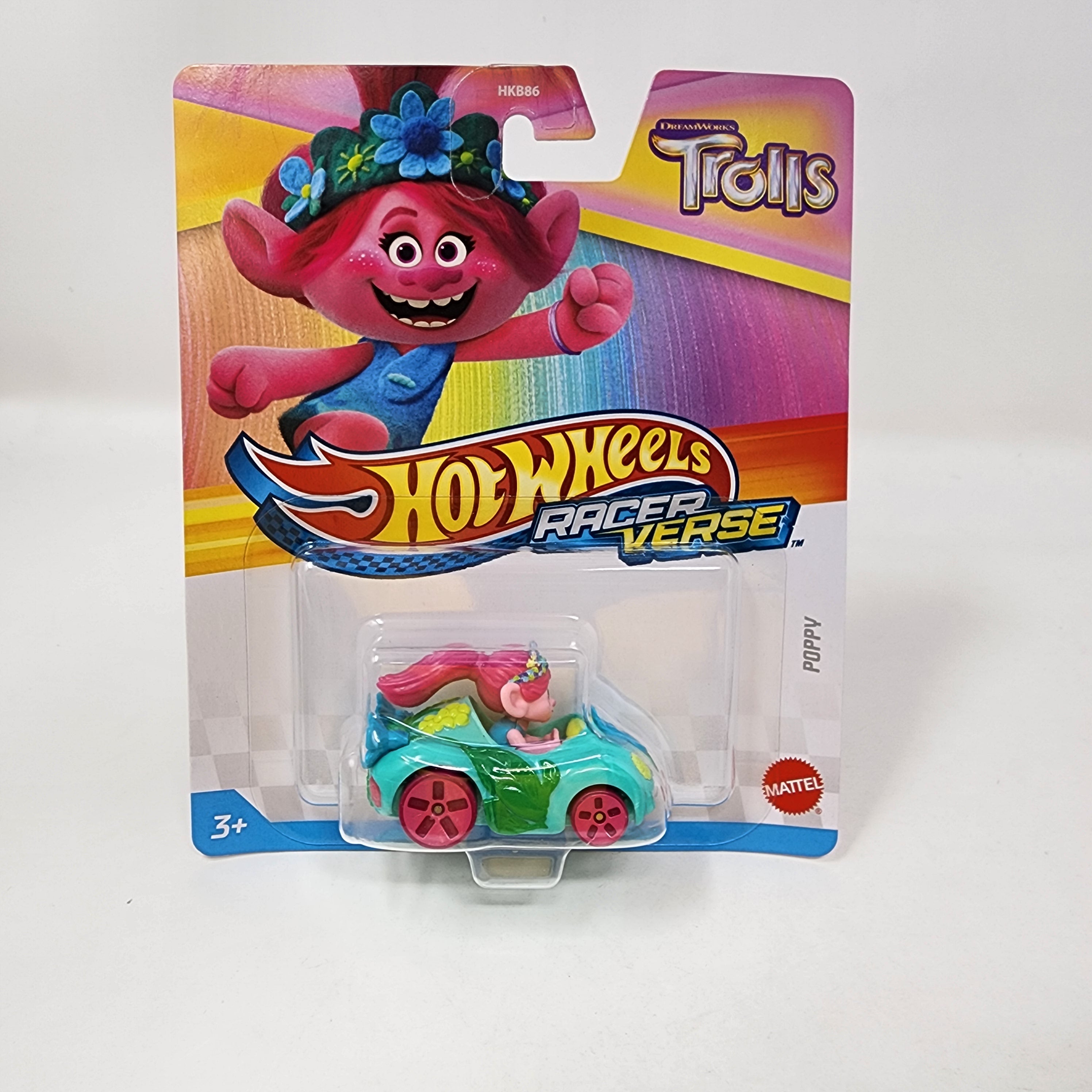 Poppy Trolls * 2025 Hot Wheels Racer Verse Case A * NEW Card Back、mySite、hgirdovlk
